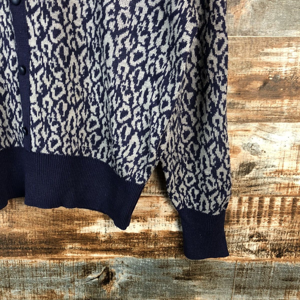 Japanese Brand Japanese Brand Purple Patterned Cardigans #A1361 Size L / US 10 / IT 46 - 8 Thumbnail