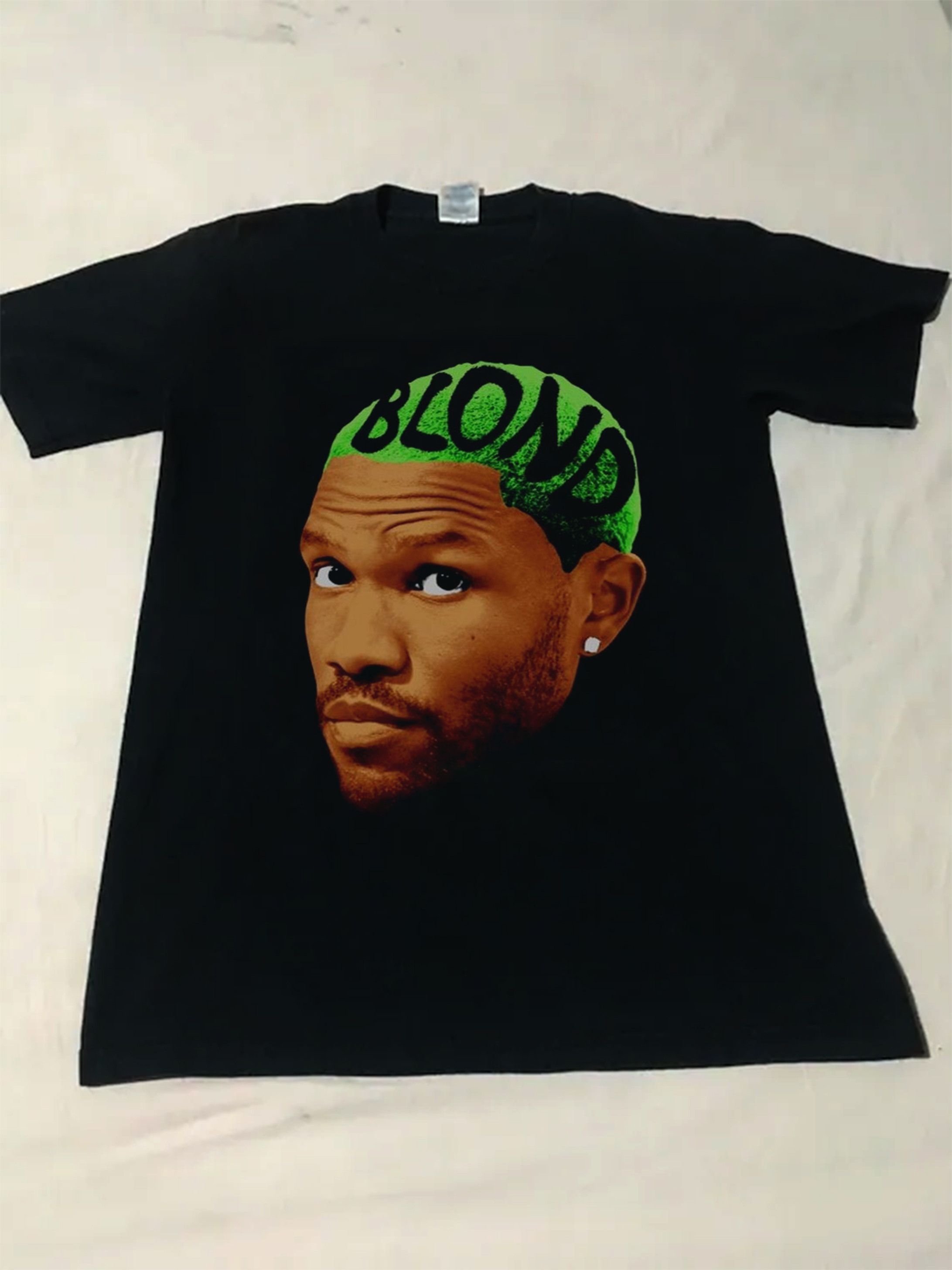 Band Tees FRANK OCEAN Rap Tee Jumbo Face Album Cover Blond Odd Future ...