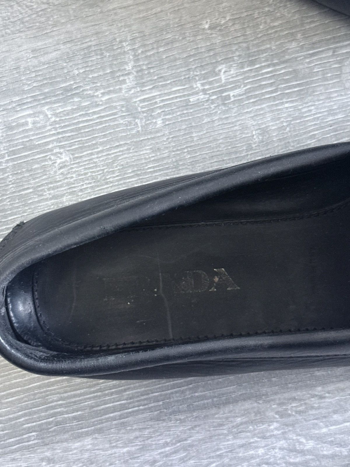 Prada Vintage Prada Leather Driving Loafers Black 2DD011 Men’s Size US 9 / EU 42 - 7 Thumbnail