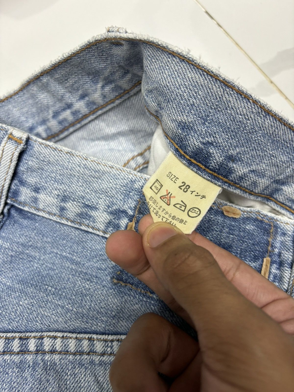 Levi's Vintage Levis 502 Big E Selvedge Redline Distressed Denim Size 26" / US 2 / IT 38 - 13 Thumbnail
