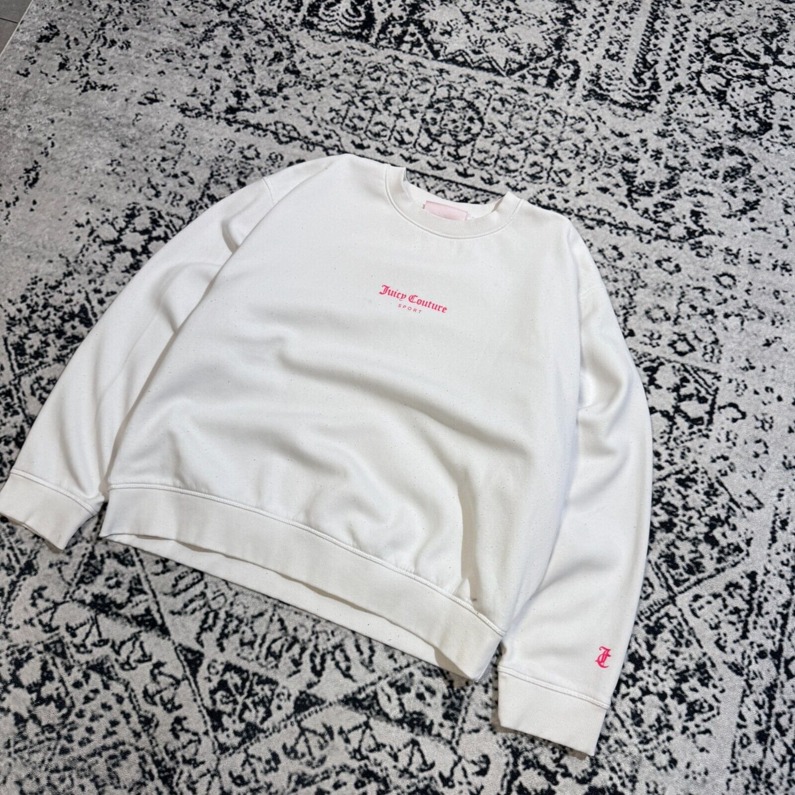 Juicy Couture × Vintage Juice Couture Unisex White Cotton Crewneck Size XXXL Y2K 90S Size US XXL / EU 58 / 5 - 2 Thumbnail