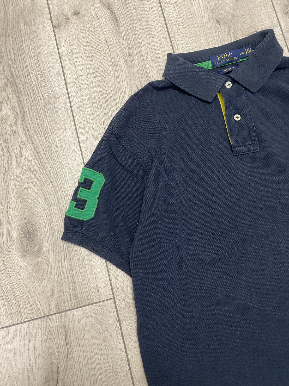 Polo Ralph Lauren × Ralph Lauren × Vintage Vintage Polo Ralph Lauren Y2K big pony #3 polo rugby faded Size US L / EU 52-54 / 3 - 2 Thumbnail