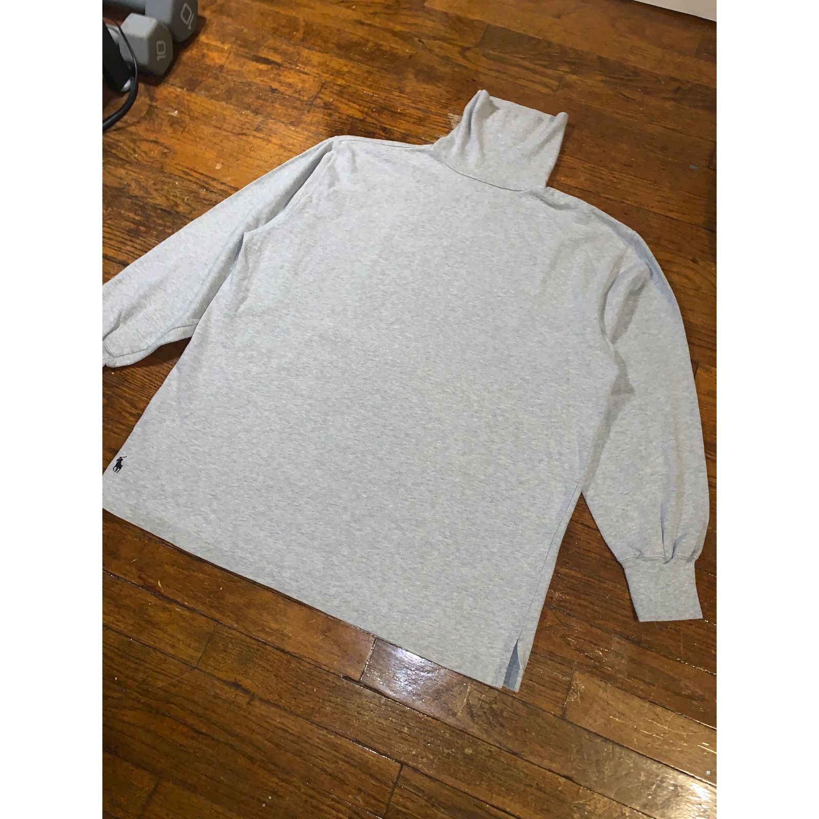 Ralph Lauren × Vintage Vintage Polo Ralph Lauren Turtleneck Gray Large Hong Kong Size US L / EU 52-54 / 3 - 5 Thumbnail