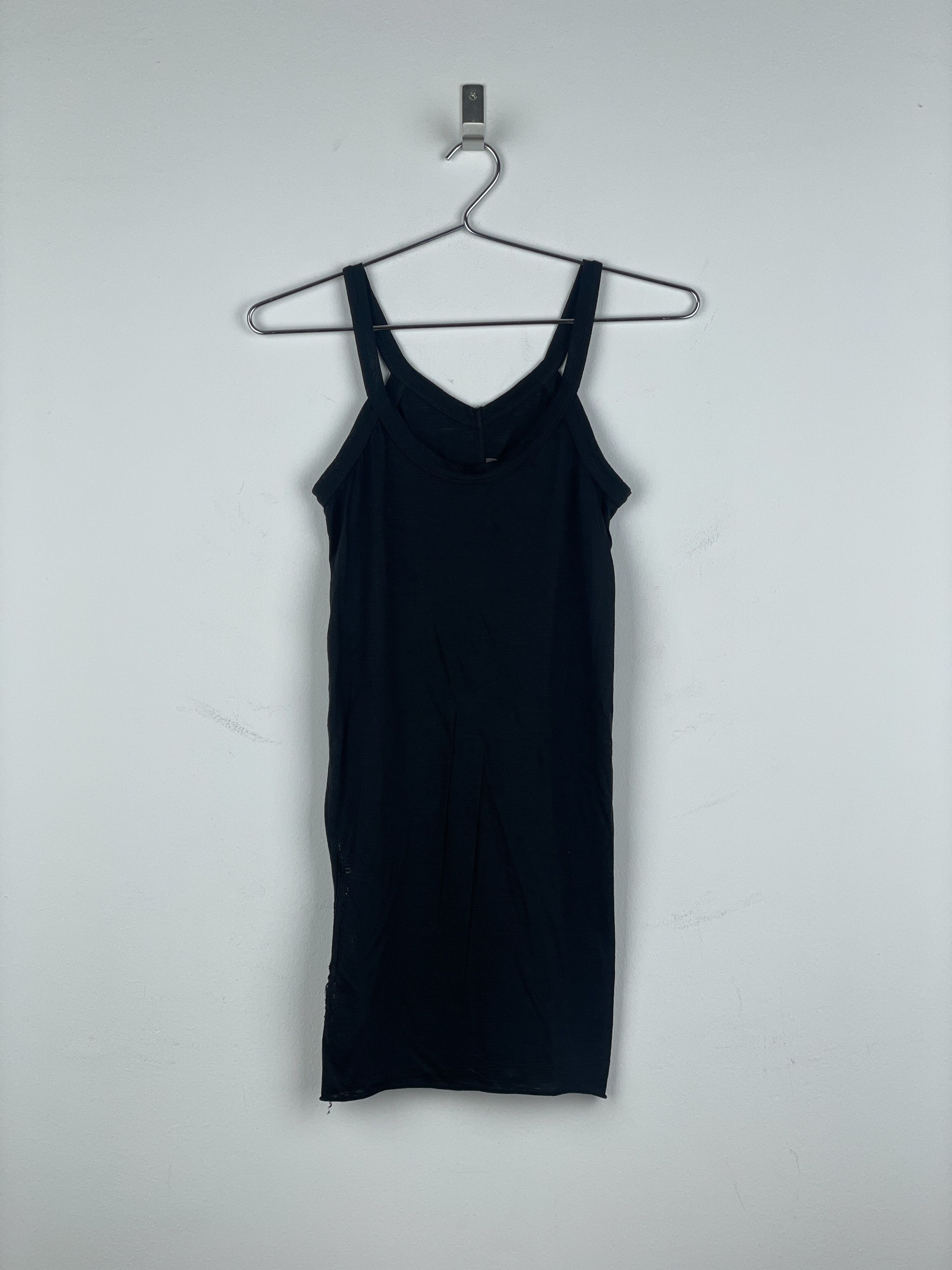 Rick Owens Lilies SS07 'Wishbone' Distressed Scoop-Neck Minidress Size S / US 4 / IT 40 - 1 Thumbnail