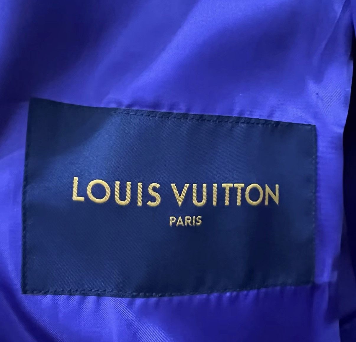 Louis Vuitton Louis Vuitton Color-block Spliced Letter Baseball Jacket J41 Size US M / EU 48-50 / 2 - 4 Thumbnail