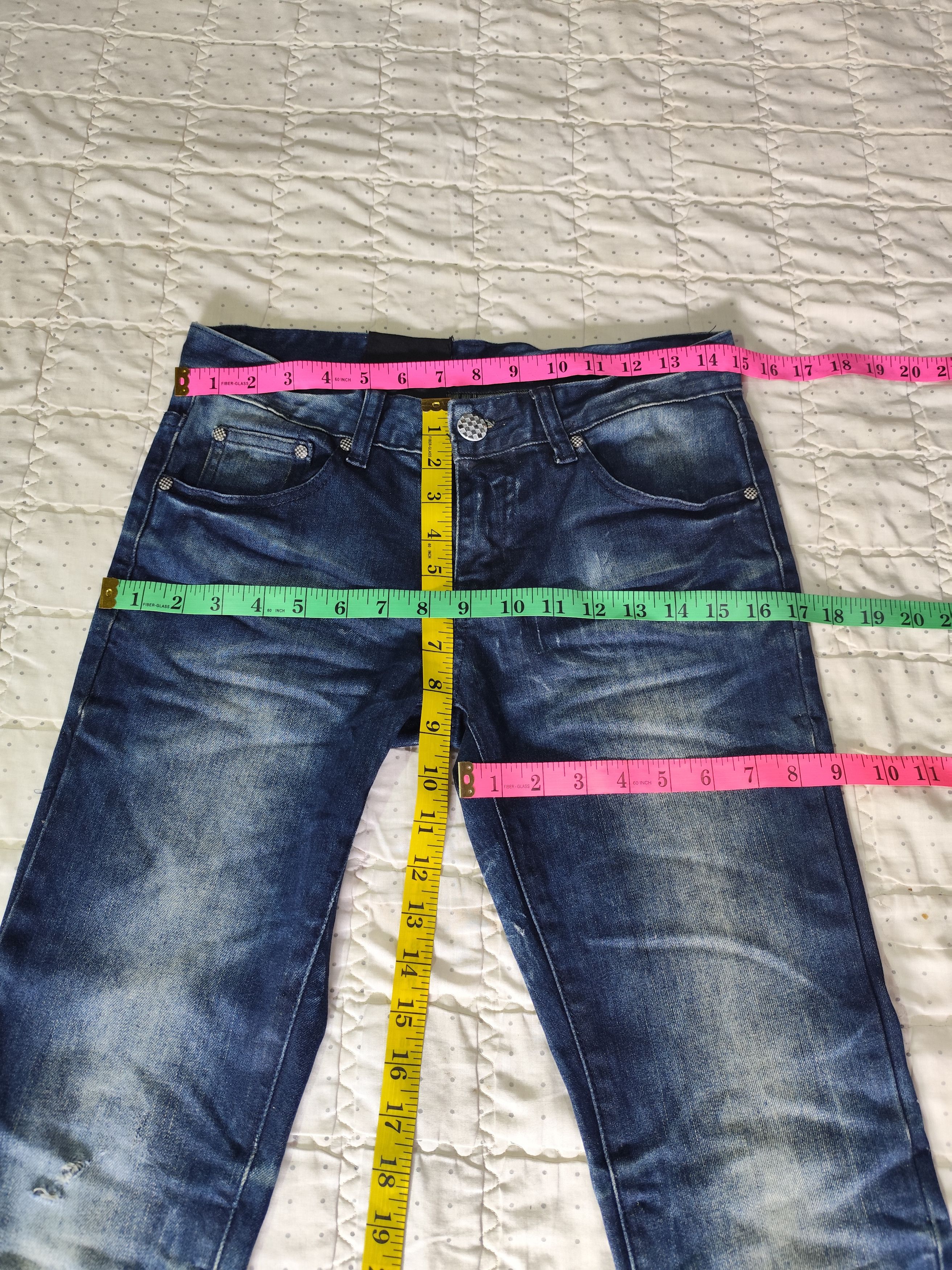 14th Addiction × Beauty Beast × Japanese Brand Vintage MZ Marzo Embroidery Denim J016 Size 27" / US 4 / IT 40 - 19 Thumbnail