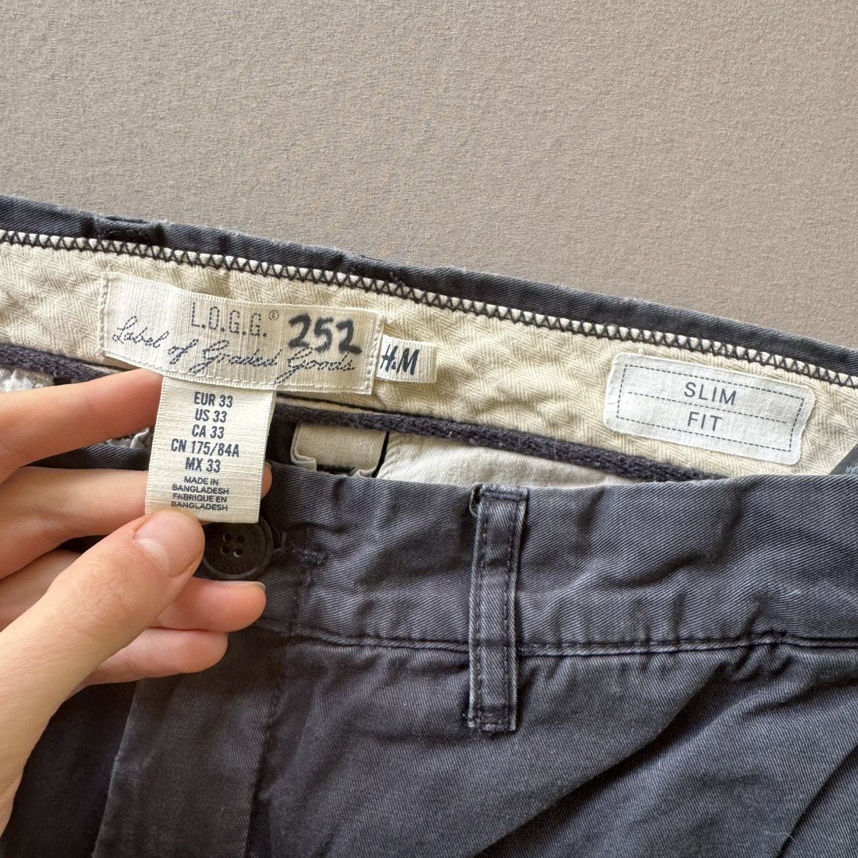 H&M H&M L.O.G.G. SLIM-FIT COTTON CHINOS Size US 32 / EU 48 - 5 Thumbnail