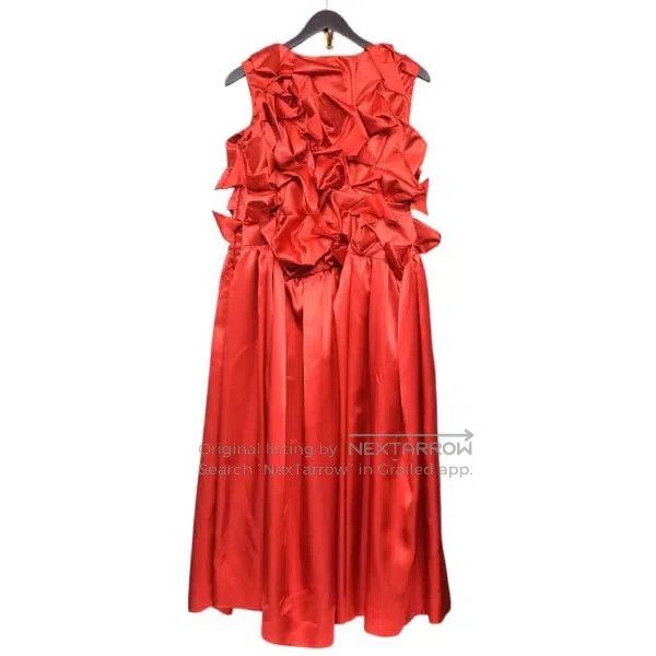 Comme des Garcons Comme Des Garcons Red Retro Double Layered Dress Size S / US 4 / IT 40 - 2 Thumbnail