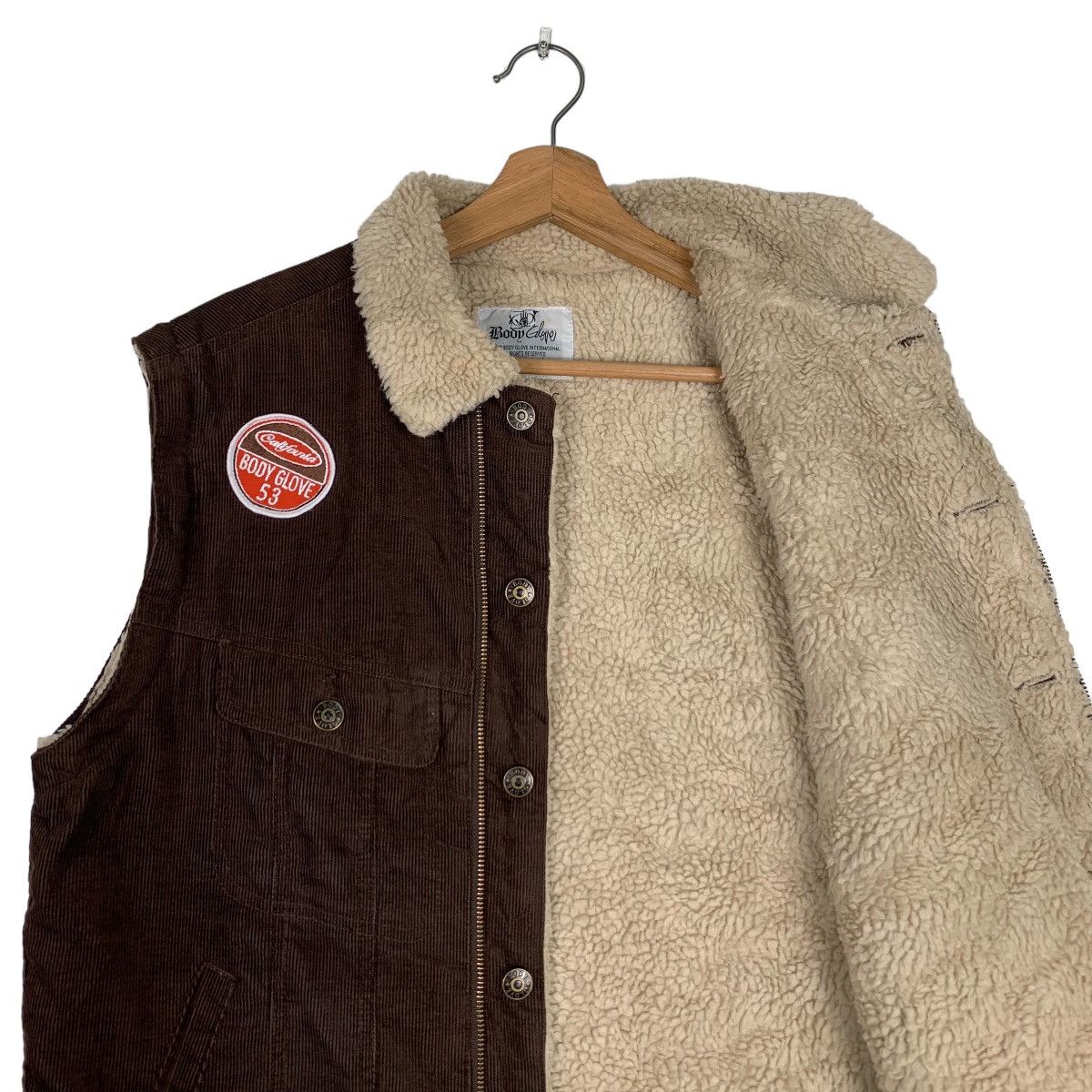 Body Glove Body Glove Surf Style Sherpa Corduroy Vest #0842-C38 Size US L / EU 52-54 / 3 - 10 Thumbnail