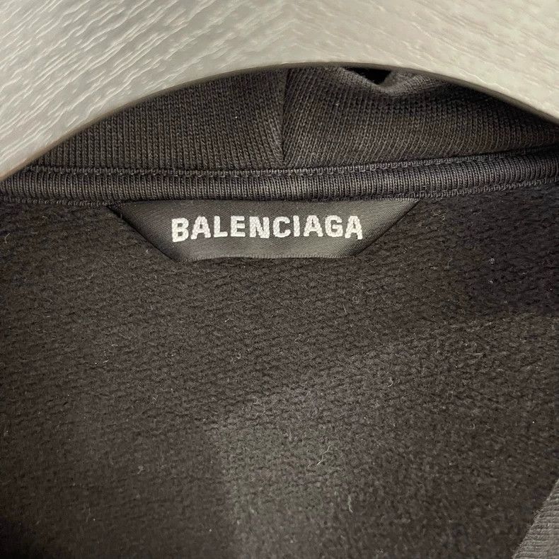 Balenciaga Balenciaga Heart Print Hooded Sweatshirt, Size S Size US S / EU 44-46 / 1 - 3 Thumbnail