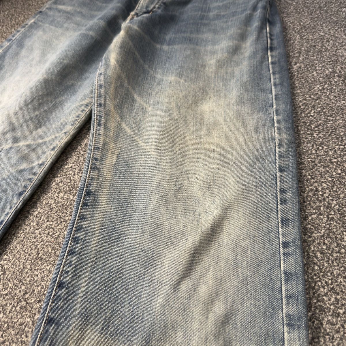 Edwin 90s Japanese Edwin Lot 0140 Distressed Faded Jeans Size US 32 / EU 48 - 6 Thumbnail