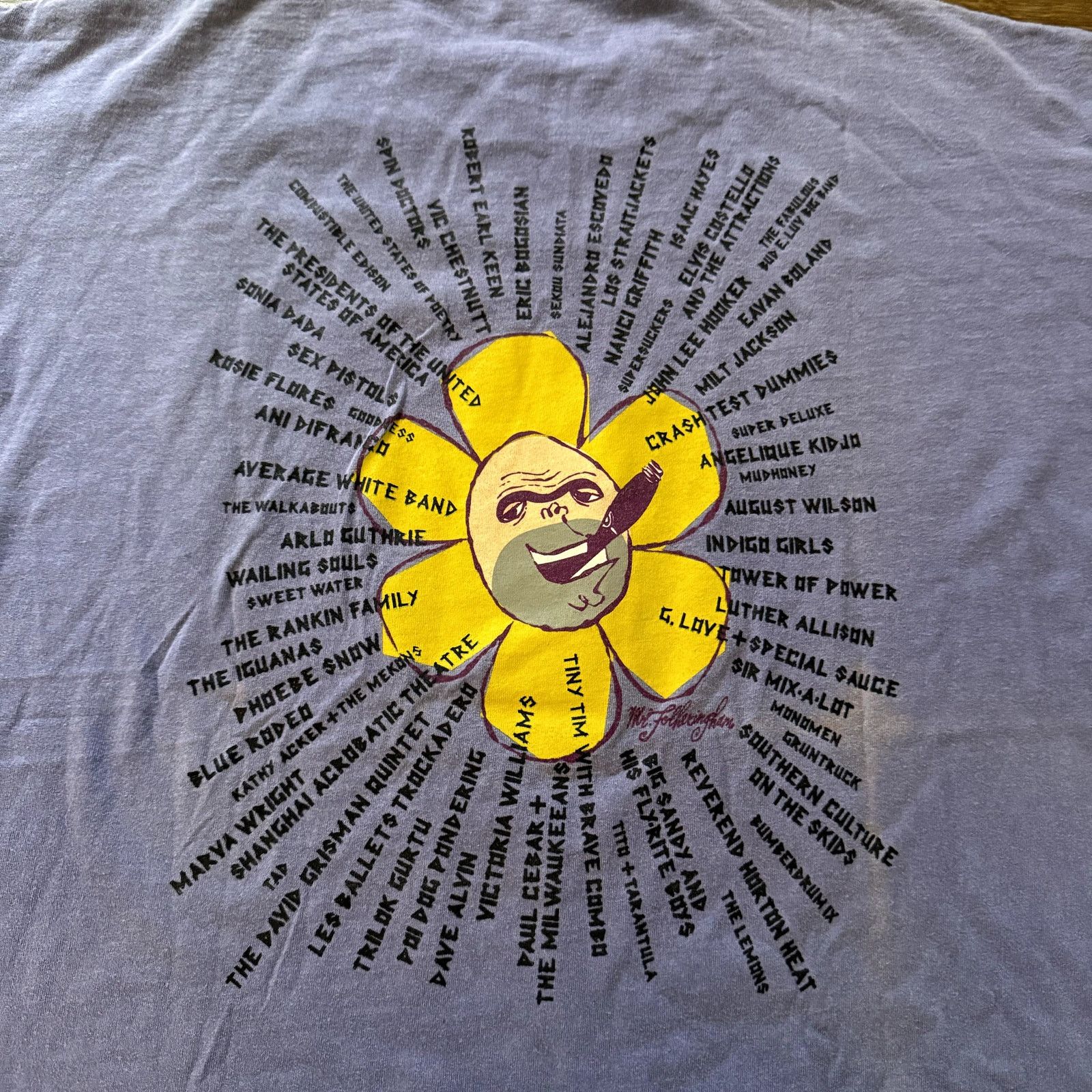 Anvil Rare 1996 Bumbershoot Festival Flower Tee Size US L / EU 52-54 / 3 - 6 Thumbnail