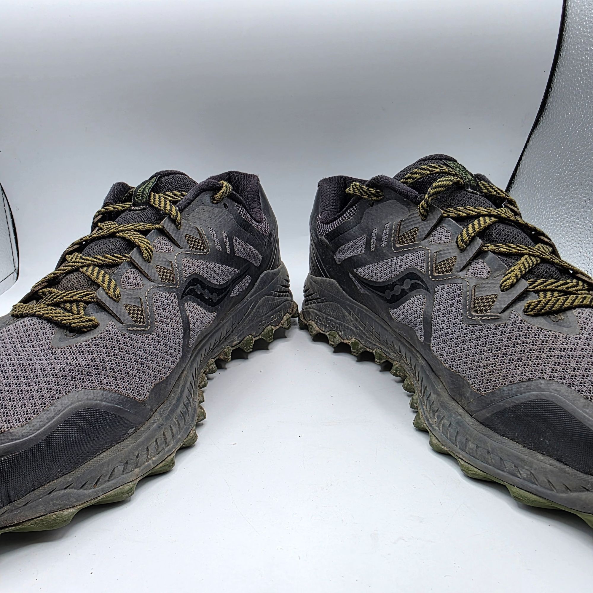 Saucony Saucony Peregrine 8 Mens Size 14 Black Green Hiking Shoes Ca Size US 14 / EU 47 - 3 Thumbnail