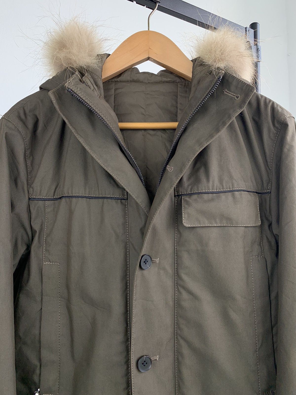 Yohji Yamamoto Vintage 90’s A.A.R by Yohji Yamamoto Fur Lined Parka Size US M / EU 48-50 / 2 - 2 Thumbnail