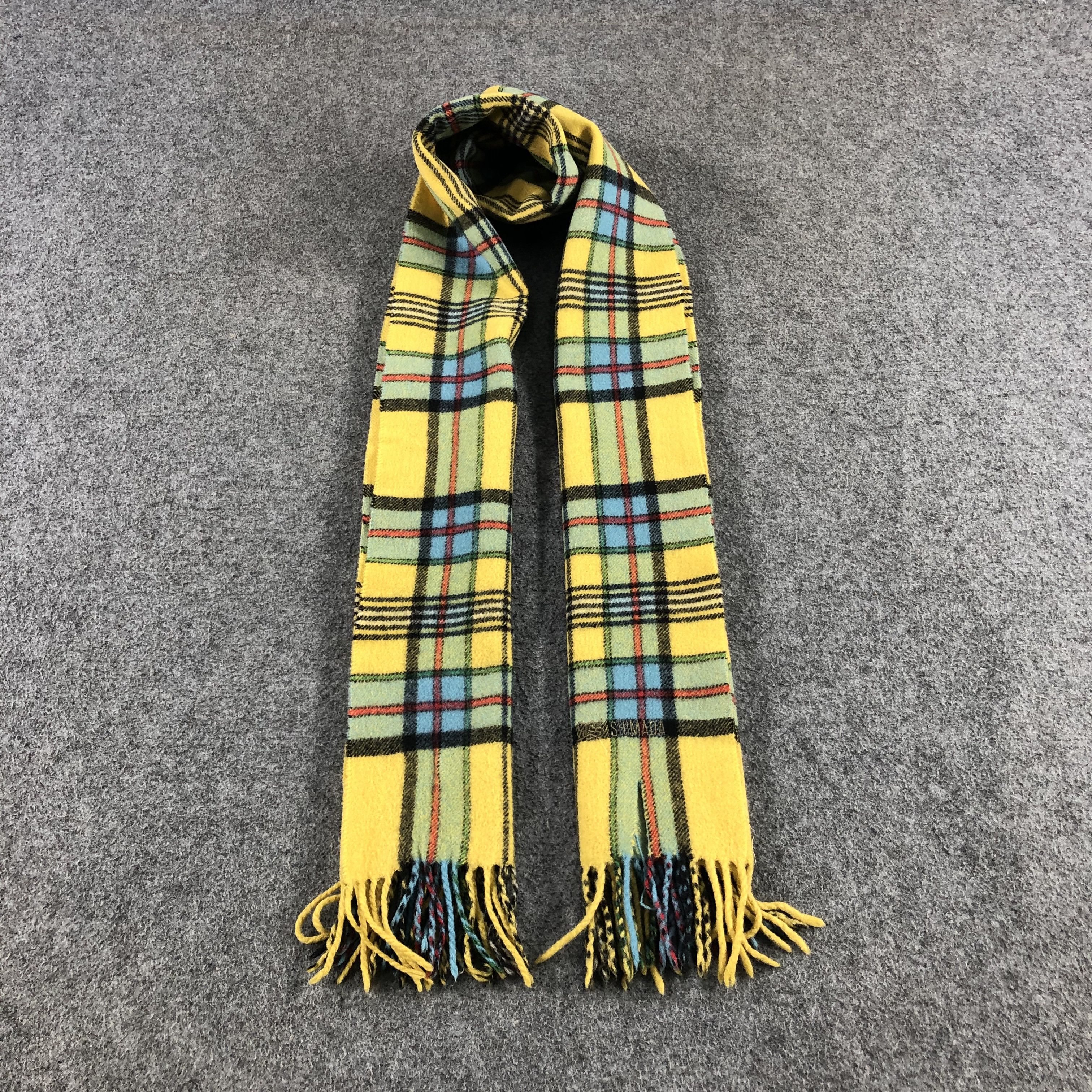 Junko Shimada Junko Shimada Tartan Wool Scarf Muffler V944 Size ONE SIZE - 1 Thumbnail