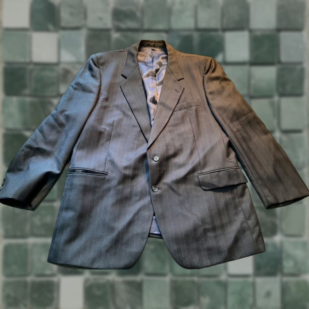 Vintage **VINTAGE Jean Claude Mens Suit Size 46 R Dark Blue Wool** User: Vintage Jean Claude Mens Suit Size 46 R Dark Blue Wool Size 46R - 1 Thumbnail