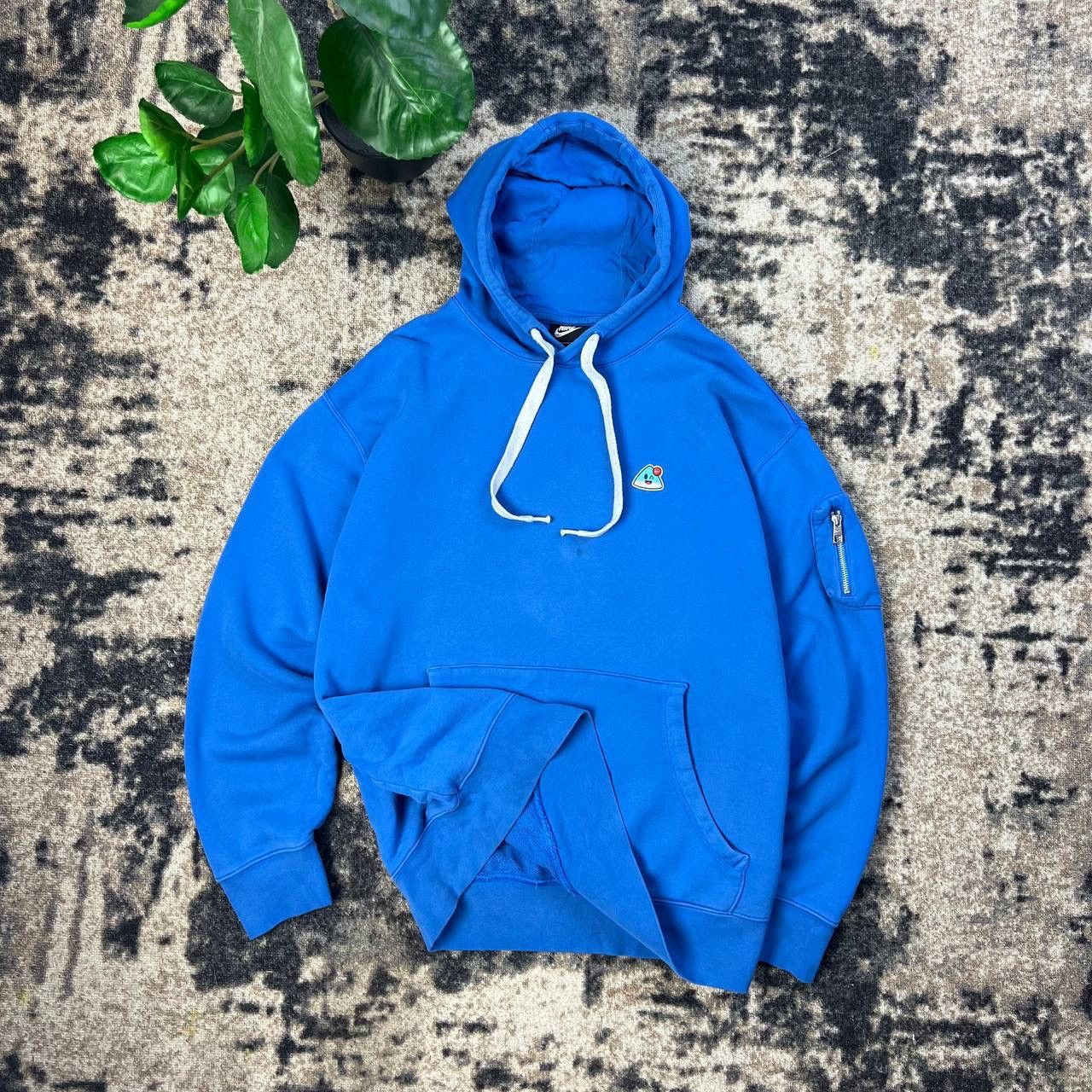 Nike Nike Airmoji Mini Logo Rare Oversized Hoodie Size US XXL / EU 58 / 5 - 1 Thumbnail