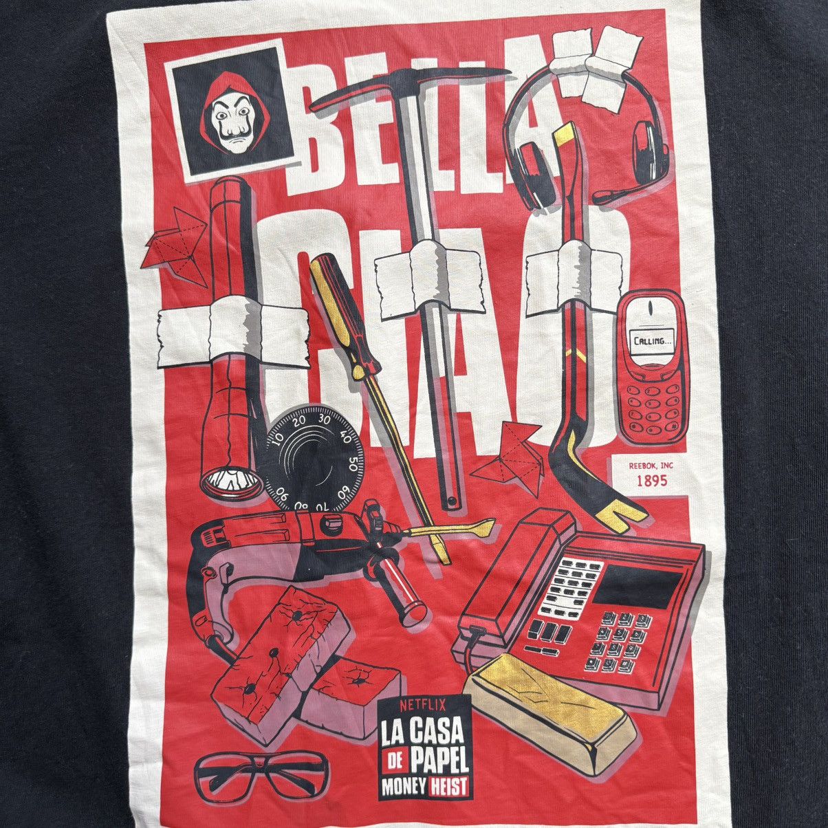 Reebok Reebok x La Casa De Papel Money Heist Tee Size US L / EU 52-54 / 3 - 6 Thumbnail