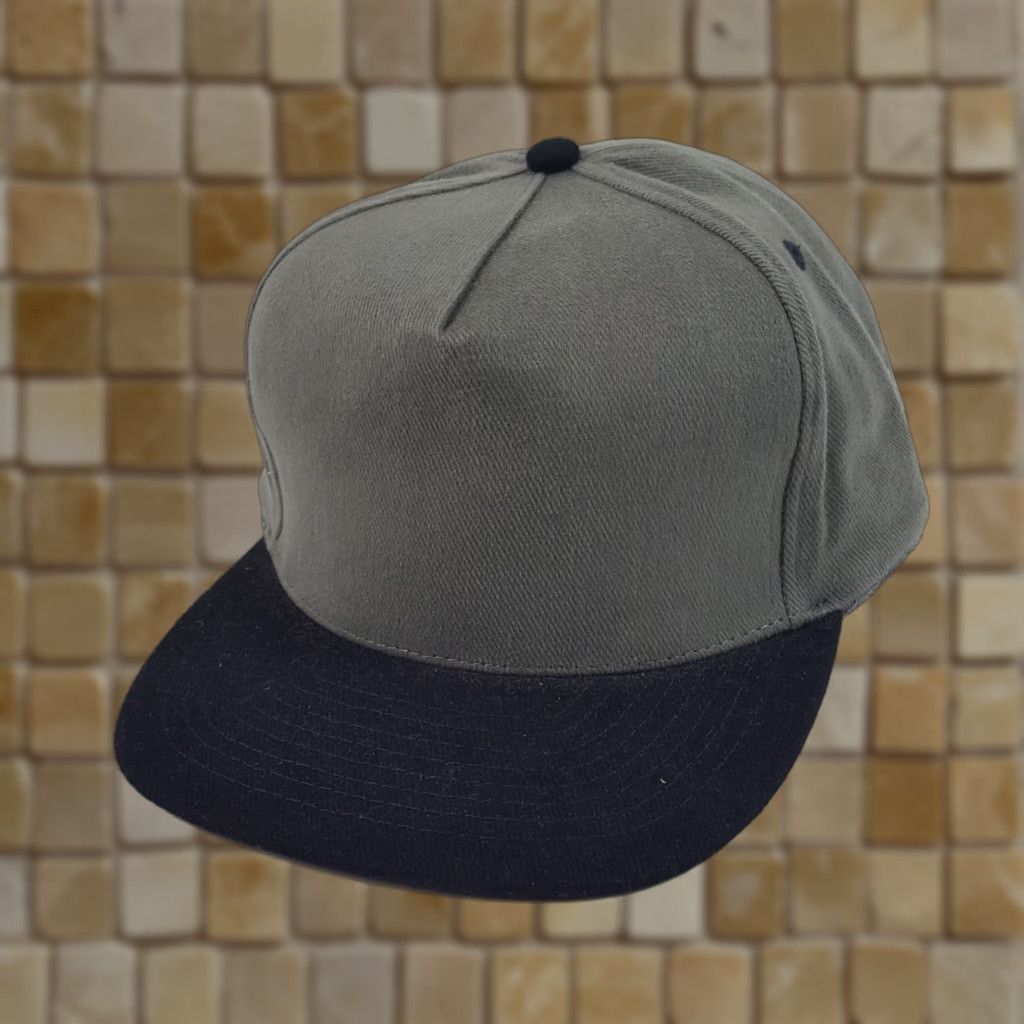 Vintage VINTAGE Otto Baseball Cap Hat One Size Gray Structured Snapback Adjustable 90s 00s USA Baseball Cap Mens Size ONE SIZE - 1 Thumbnail