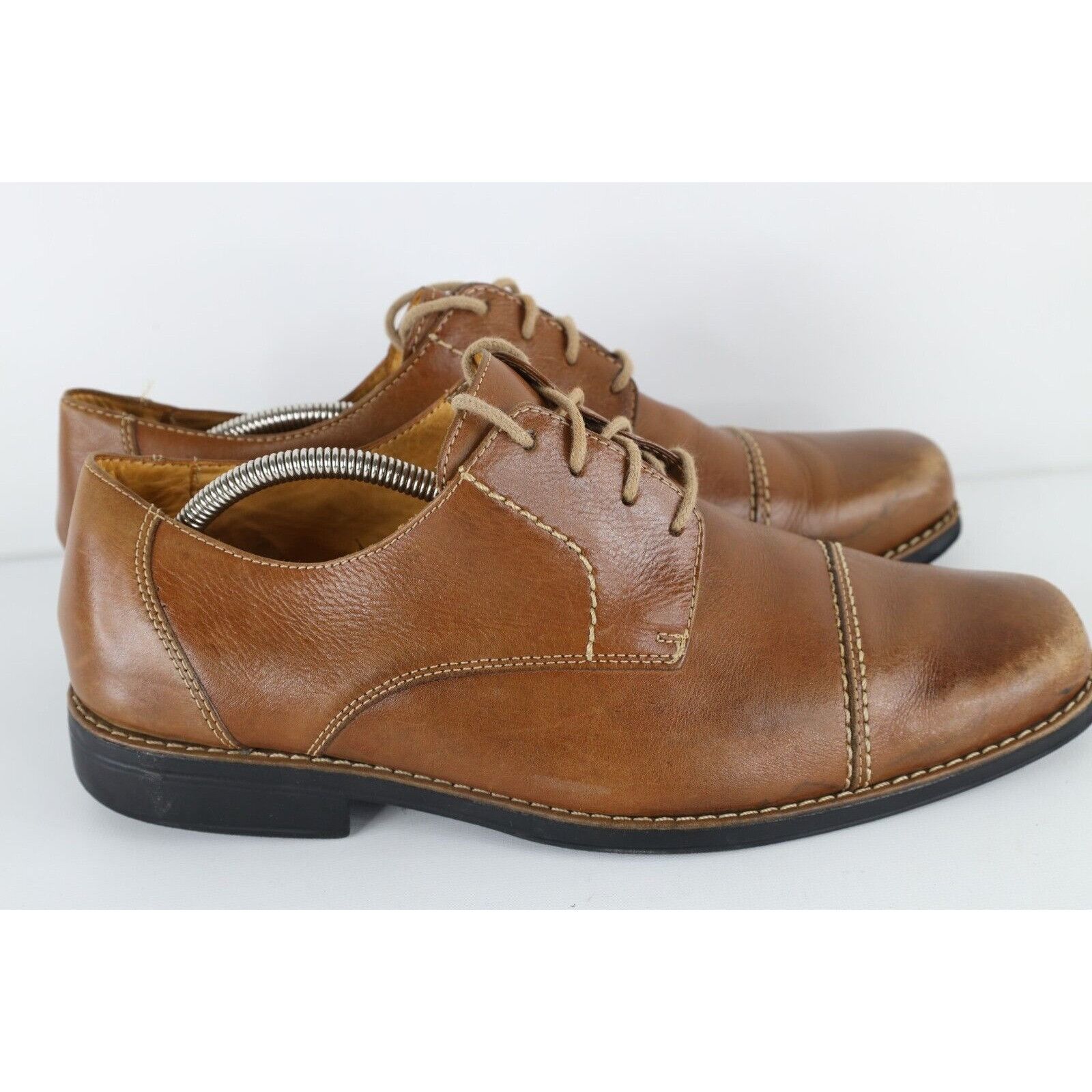 Sandro Moscoloni Sandro Moscolini Brazil Leather Toe Cap Oxford Dress Shoes Size US 11.5 / EU 44-45 - 4 Thumbnail