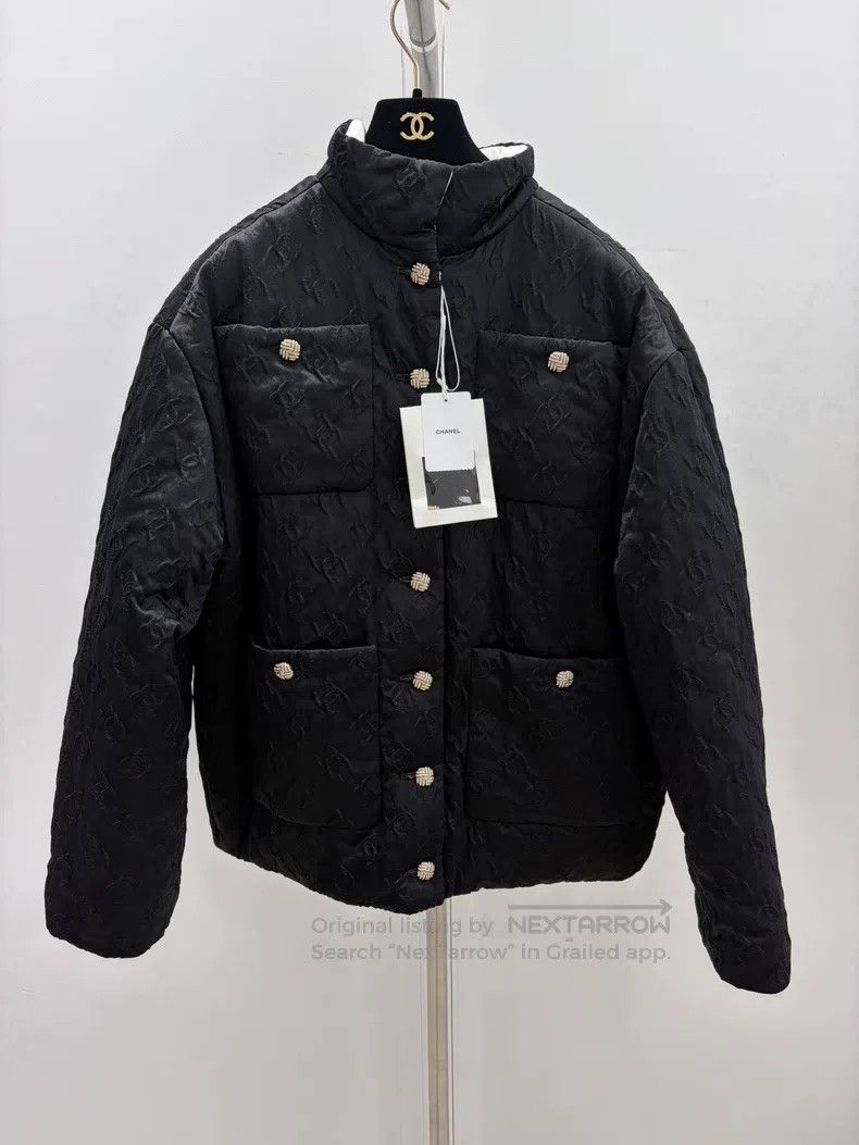 Chanel Chanel High-end handicraft workshop embossed cotton jacket Size S / US 4 / IT 40 - 1 Thumbnail