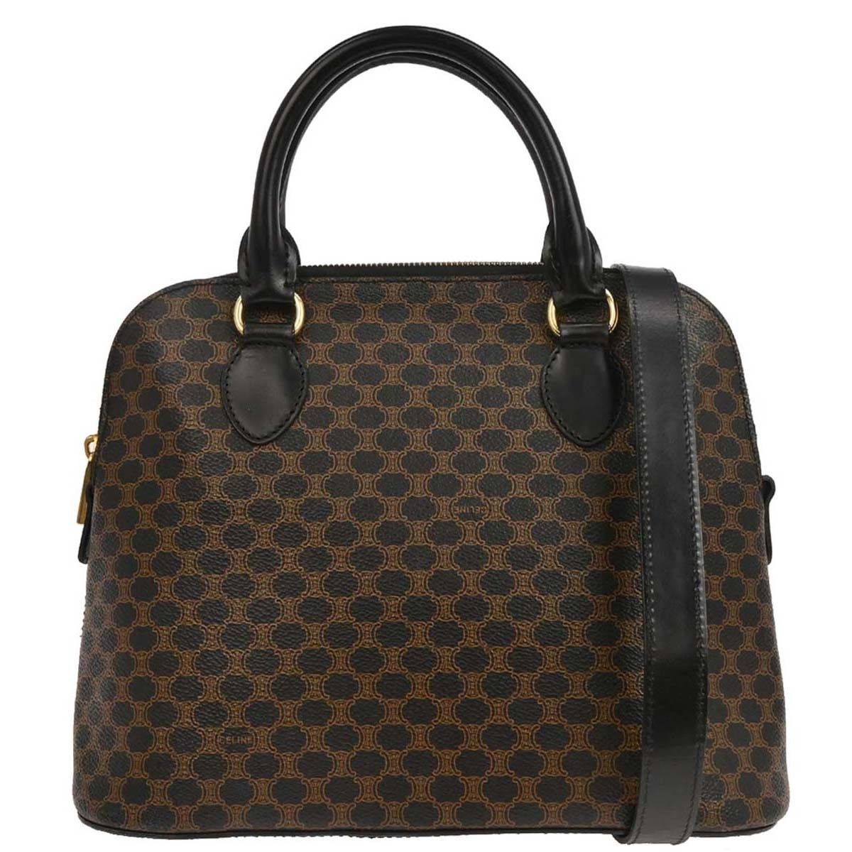 Celine Celine Triomphe vintage handbag Macadam canvas Size ONE SIZE - 1 Thumbnail