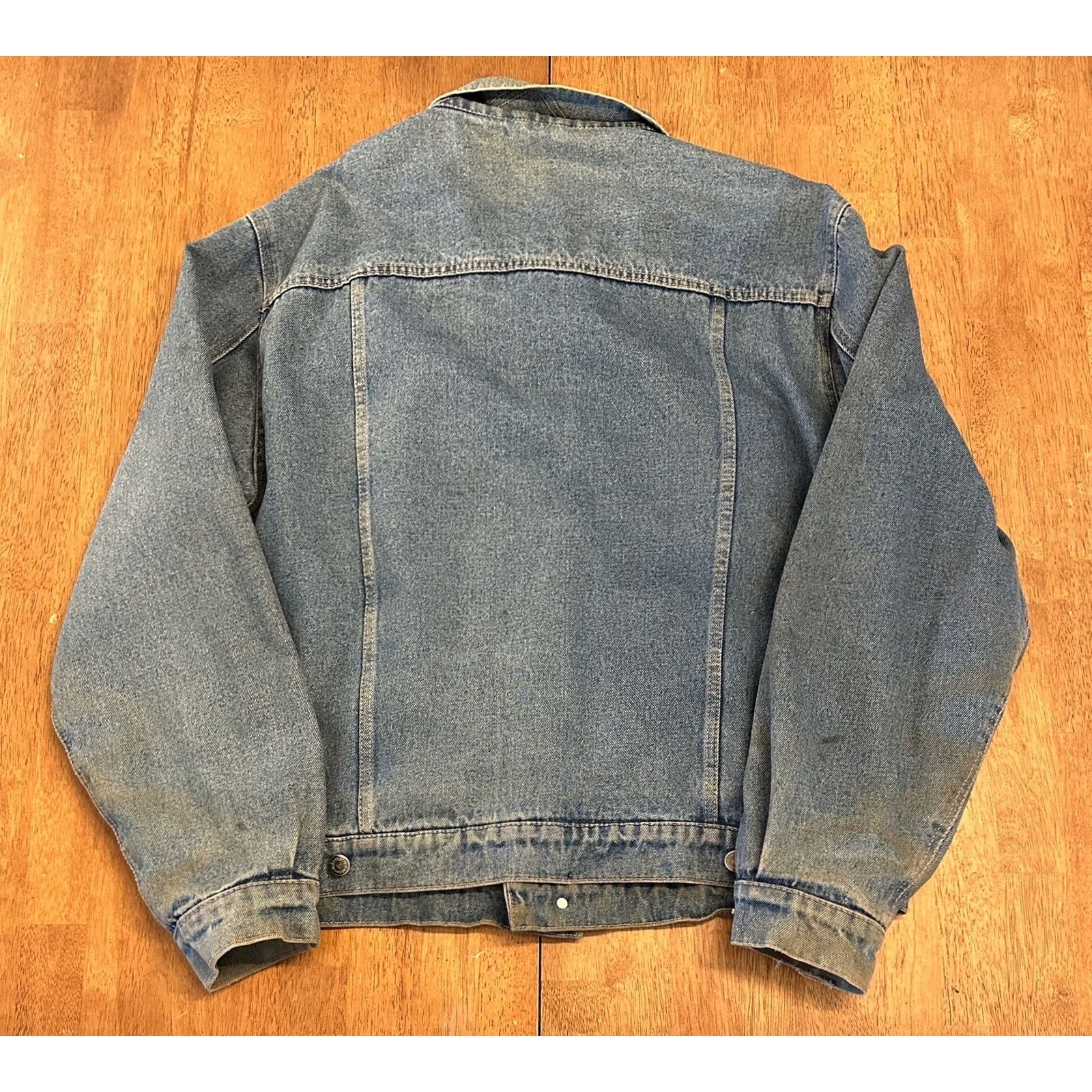 Wrangler VINTAGE Wrangler Hero Blanket Lined Denim Jacket XL Men Blue Bomber Western Lined Jacket Size US XL / EU 56 / 4 - 2 Thumbnail