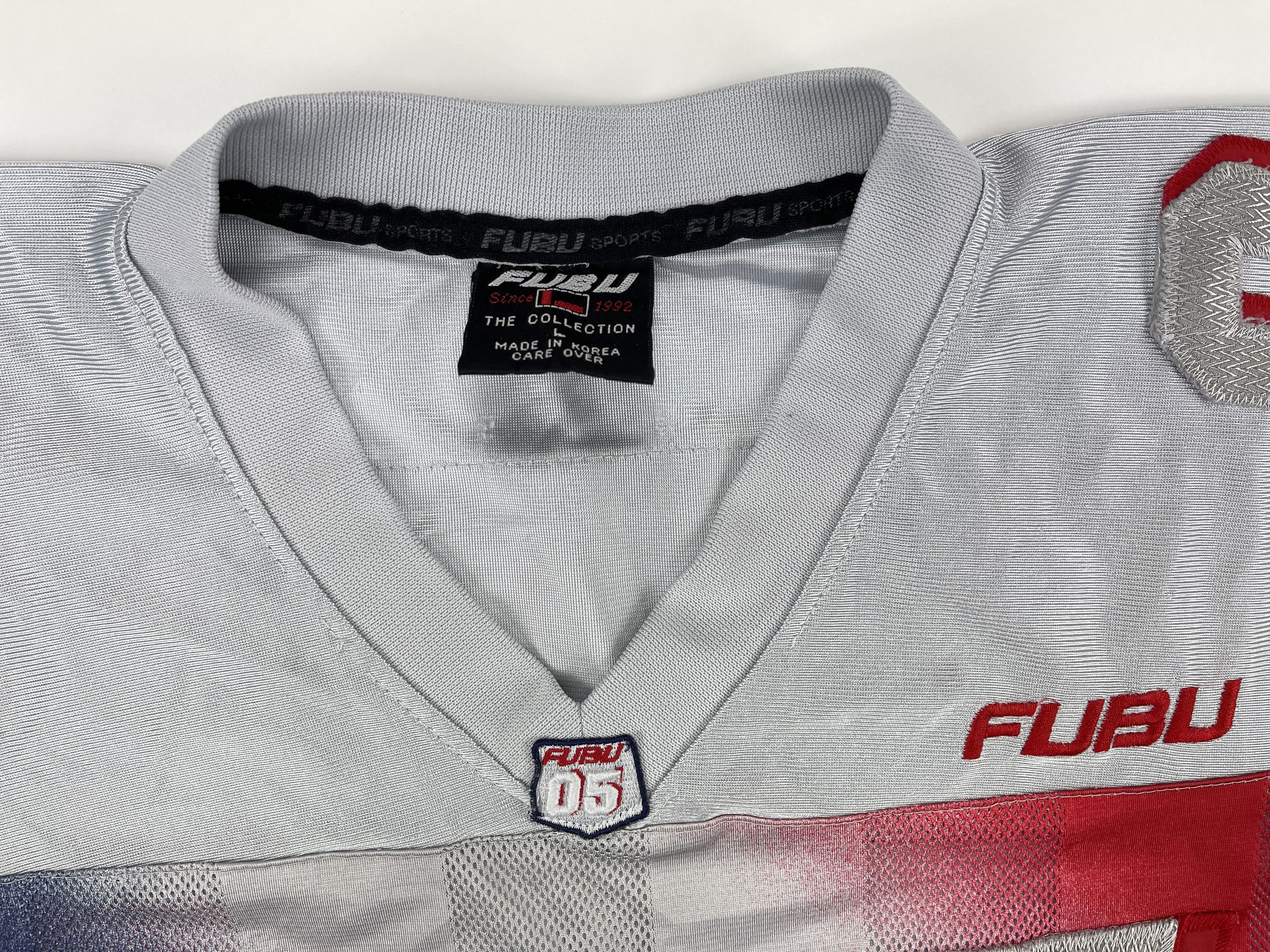 Fubu FUBU jersey, gray, Fubu 05, vintage hip hop t-shirt, 90s L Size US L / EU 52-54 / 3 - 11 Thumbnail