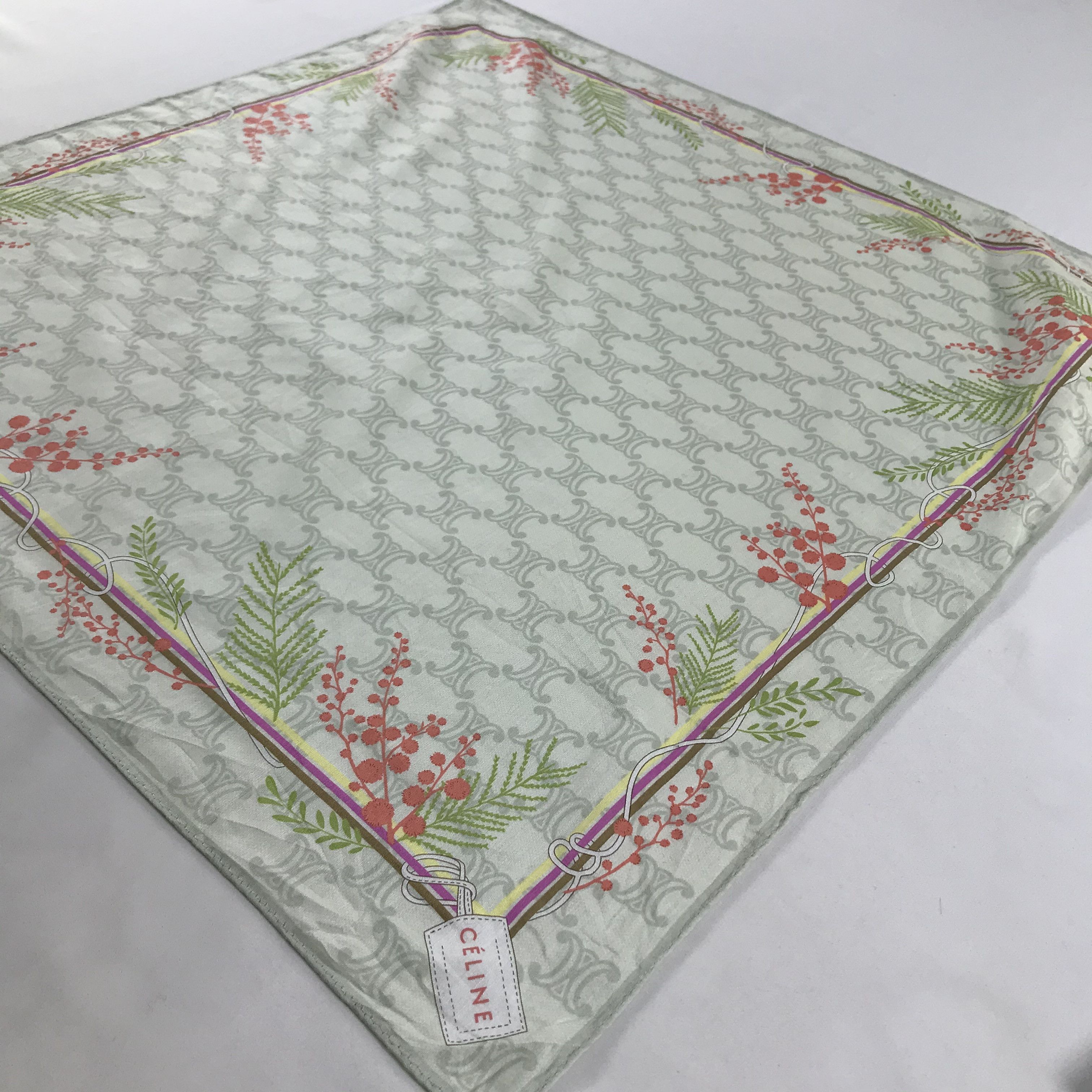 Celine × Vintage Celine Bandana / Handkerchief / Neckerchief - S1433 Size ONE SIZE - 2 Thumbnail