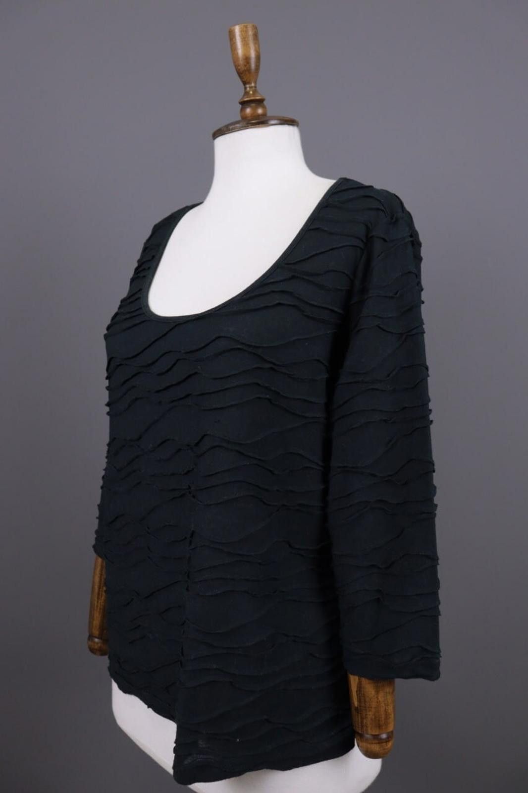 Rundholz Rundholz Black Asymmetrical Knit Pullover Sweater Size M Size M / US 6-8 / IT 42-44 - 6 Thumbnail