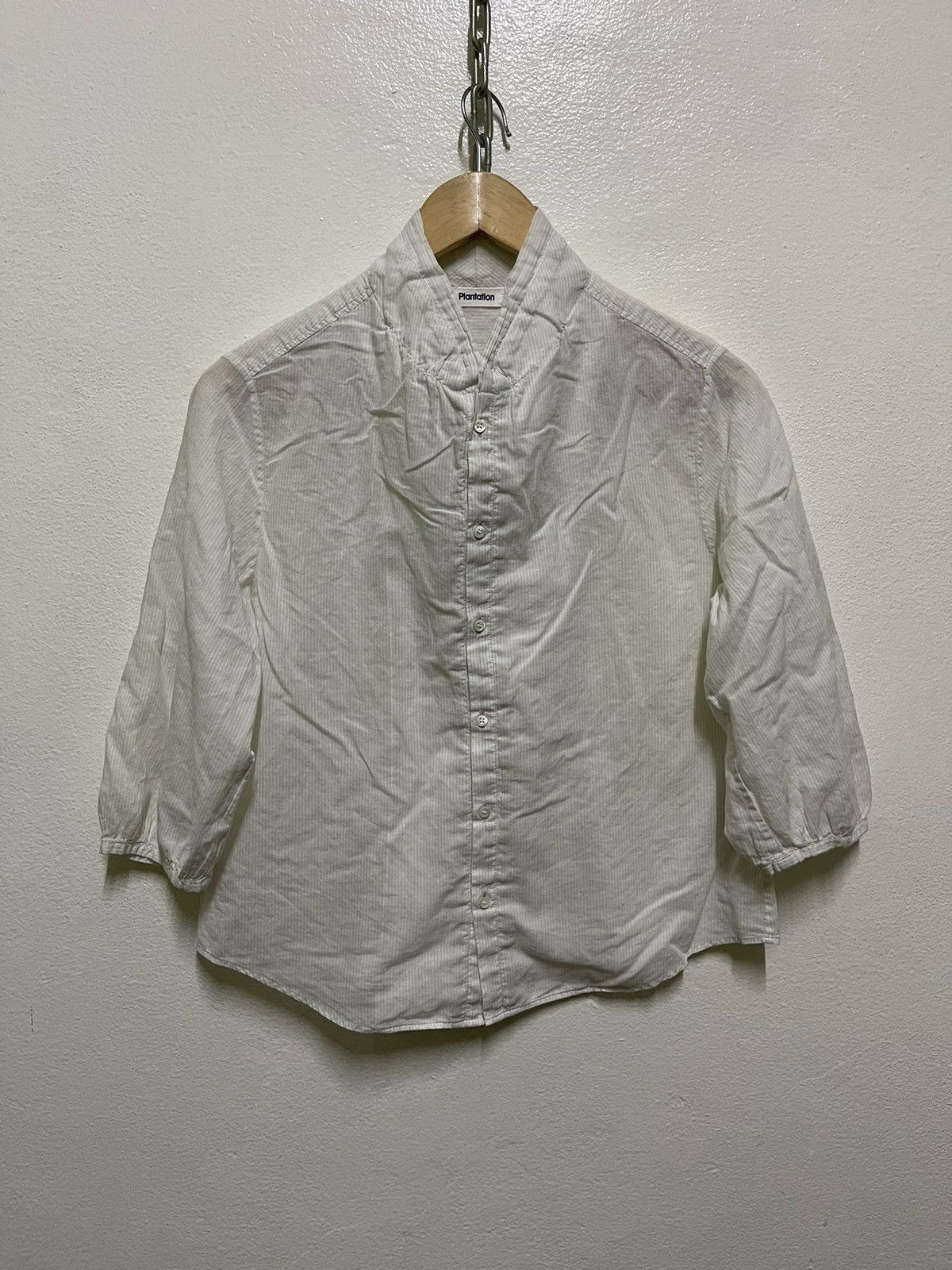 Issey Miyake × Japanese Brand Plantation Shirt Size M / US 6-8 / IT 42-44 - 1 Thumbnail