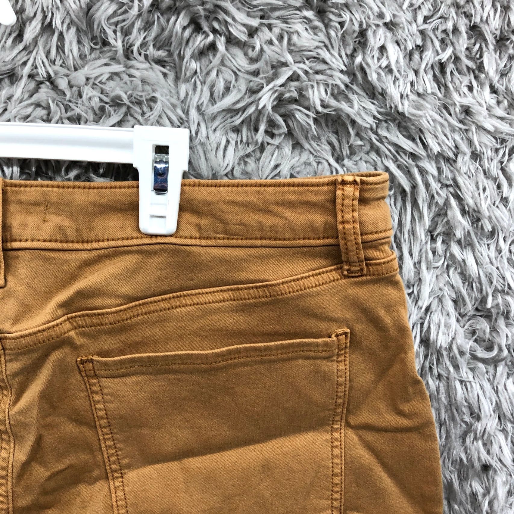 Vintage SO High Rise Utility Short Juniors 17 Dark Wash Brown Denim Jean Women Jeans 5-Pocket Regular Cotton Modern 90s? Size 38" / US 16 / IT 52 - 5 Thumbnail