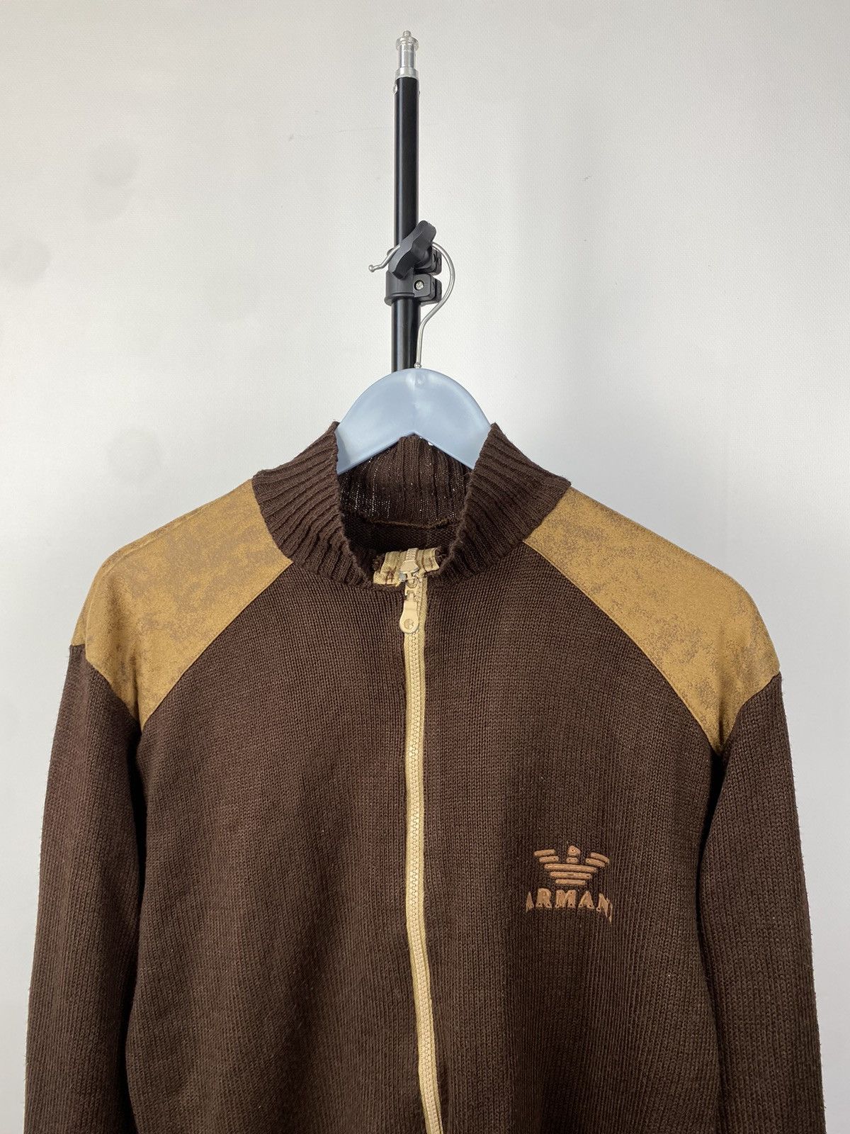 Armani Exchange × Vintage Vintage Armani zip hoodie Armani Jeans big logo Size US M / EU 48-50 / 2 - 2 Thumbnail