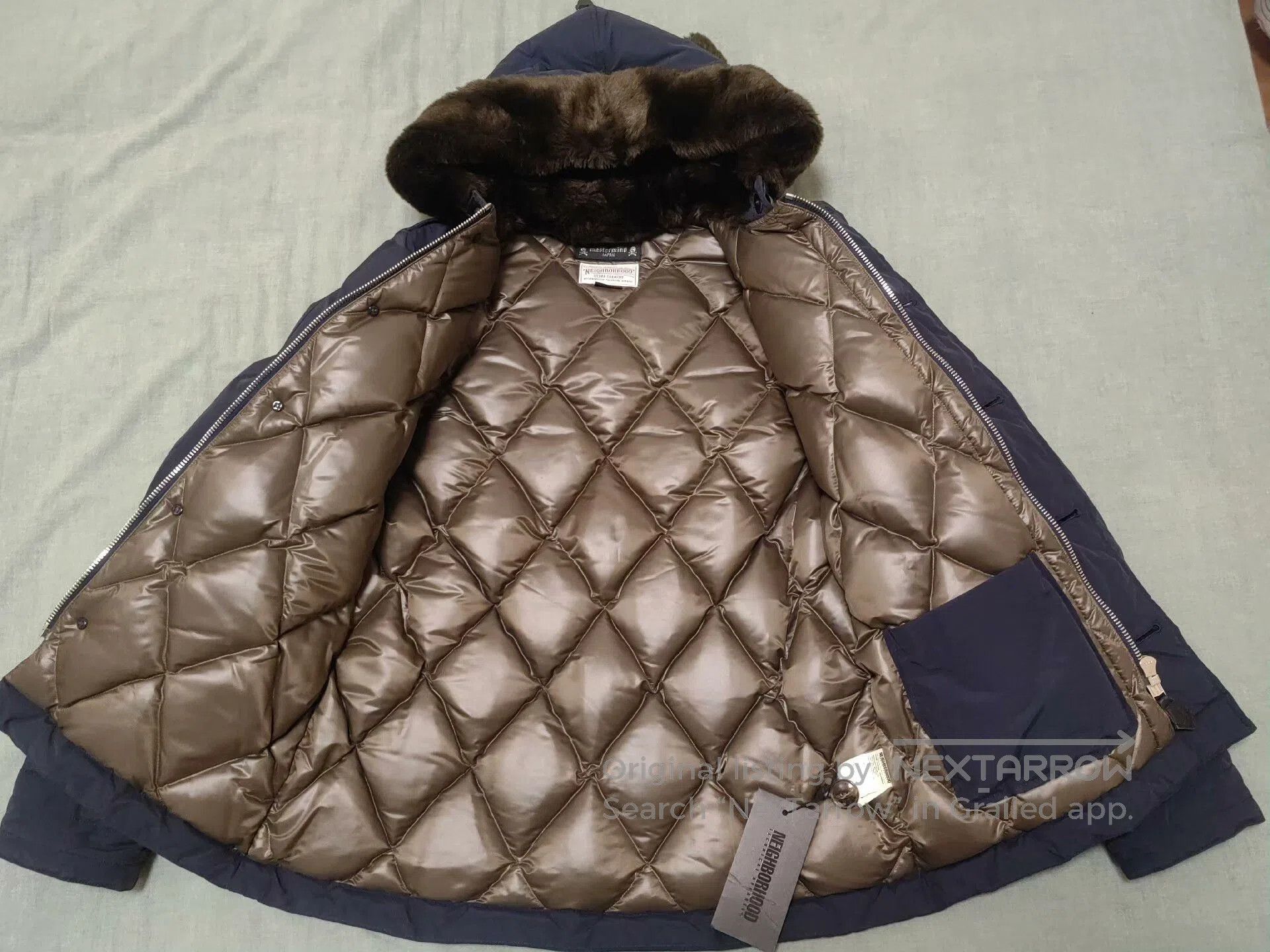 Mastermind Japan neighborhood mastermind japan b-9 jacket navy. Size US M / EU 48-50 / 2 - 5 Thumbnail