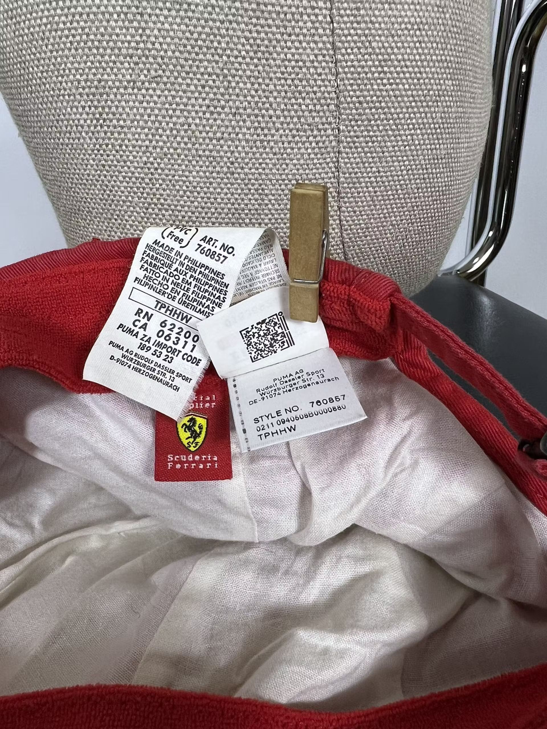 Ferrari × Puma Vintage Puma Ferrari racing baseball cap Size ONE SIZE - 10 Thumbnail