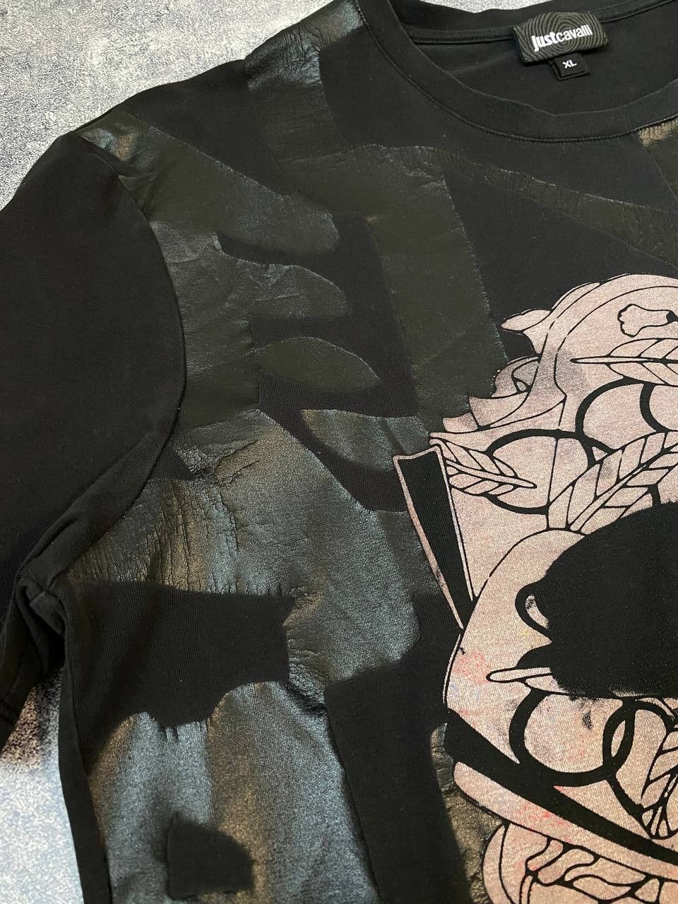 Japanese Brand × Just Cavalli × Vintage VINTAGE Y2K JUST CAVALLI AMAZING JAPANESE STYLE T SHIRT Size US XL / EU 56 / 4 - 13 Thumbnail