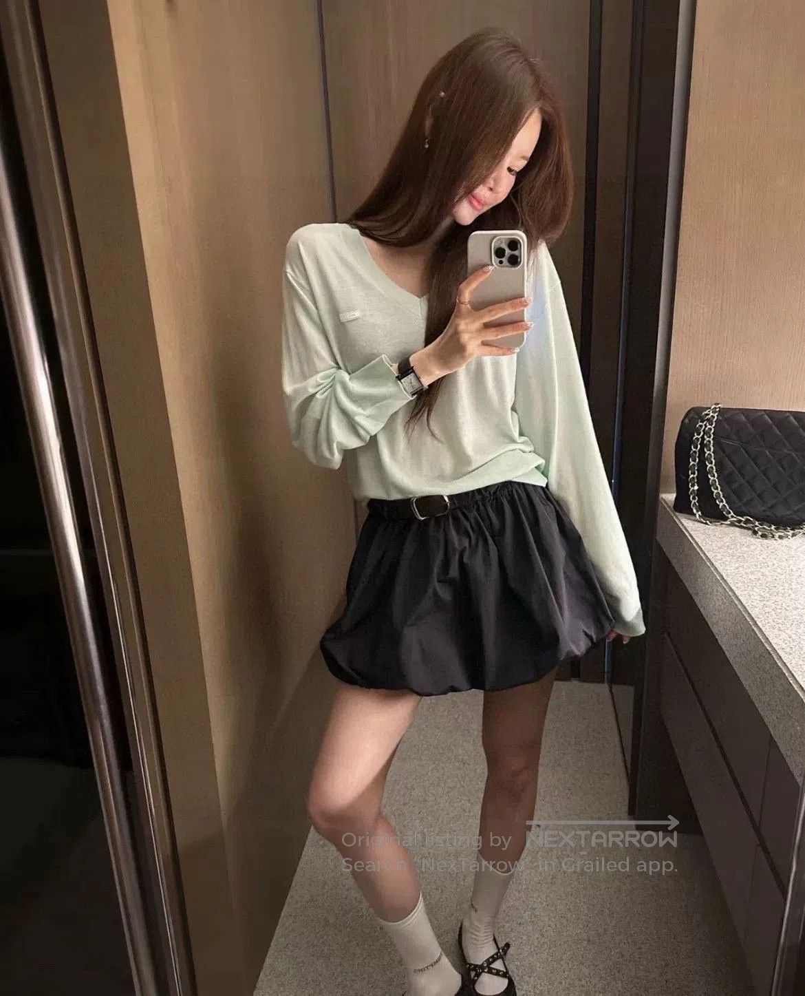 Miu Miu Miumiu Mint Green V. Size S / US 4 / IT 40 - 7 Thumbnail