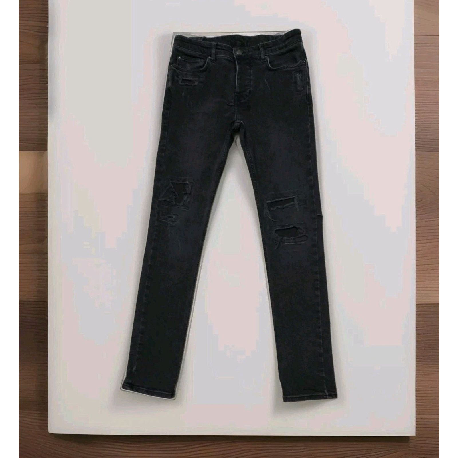 Ksubi Ksubi Chitch Boneyard $180 Aggressive Distressed Jeans Size US 31 - 2 Thumbnail