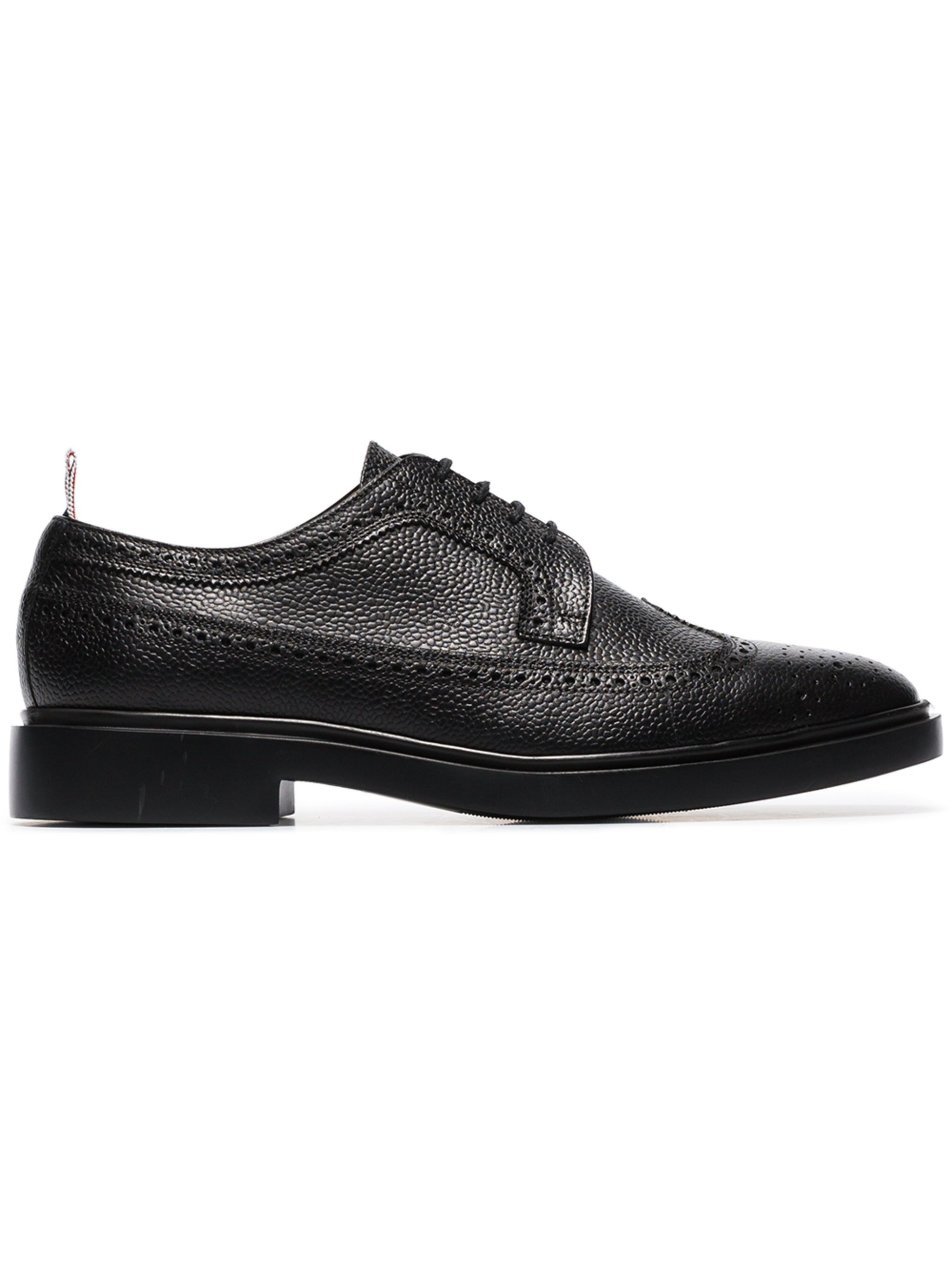 Thom Browne o1s22i1n1124 Leather Lace-up Shoes in Black Size US 6 / EU 39 - 1 Thumbnail