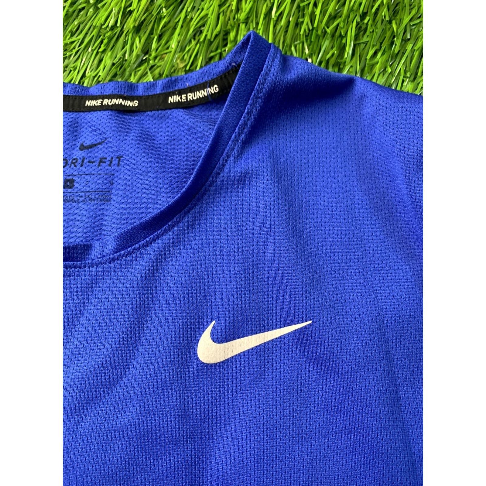 Nike NIKE RUNNING T-SHIRT Mens Shirt Jersey 2021 Training Lightweight BLUE L XS? Size US L / EU 52-54 / 3 - 3 Thumbnail