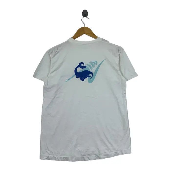 Vintage Vintage JAPAN ANDESAURUS DINOSAUR Swimming Tee Shirt Size US M / EU 48-50 / 2 - 3 Thumbnail
