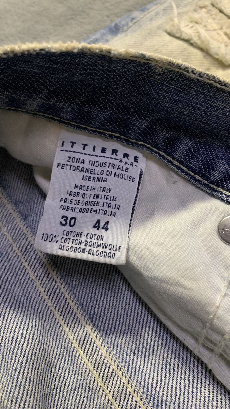 Versace Jeans Couture Versace Jeans Couture Distressed Jeans Size US 30 / EU 46 - 11 Thumbnail