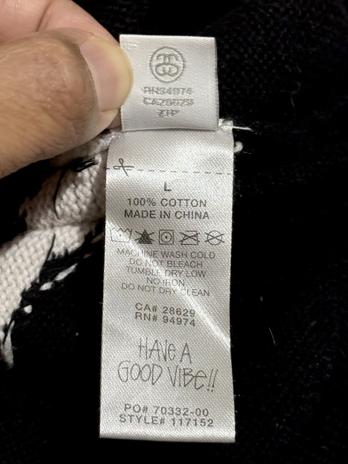 Stussy Stussy Stock Sweater Black Size US L / EU 52-54 / 3 - 8 Thumbnail
