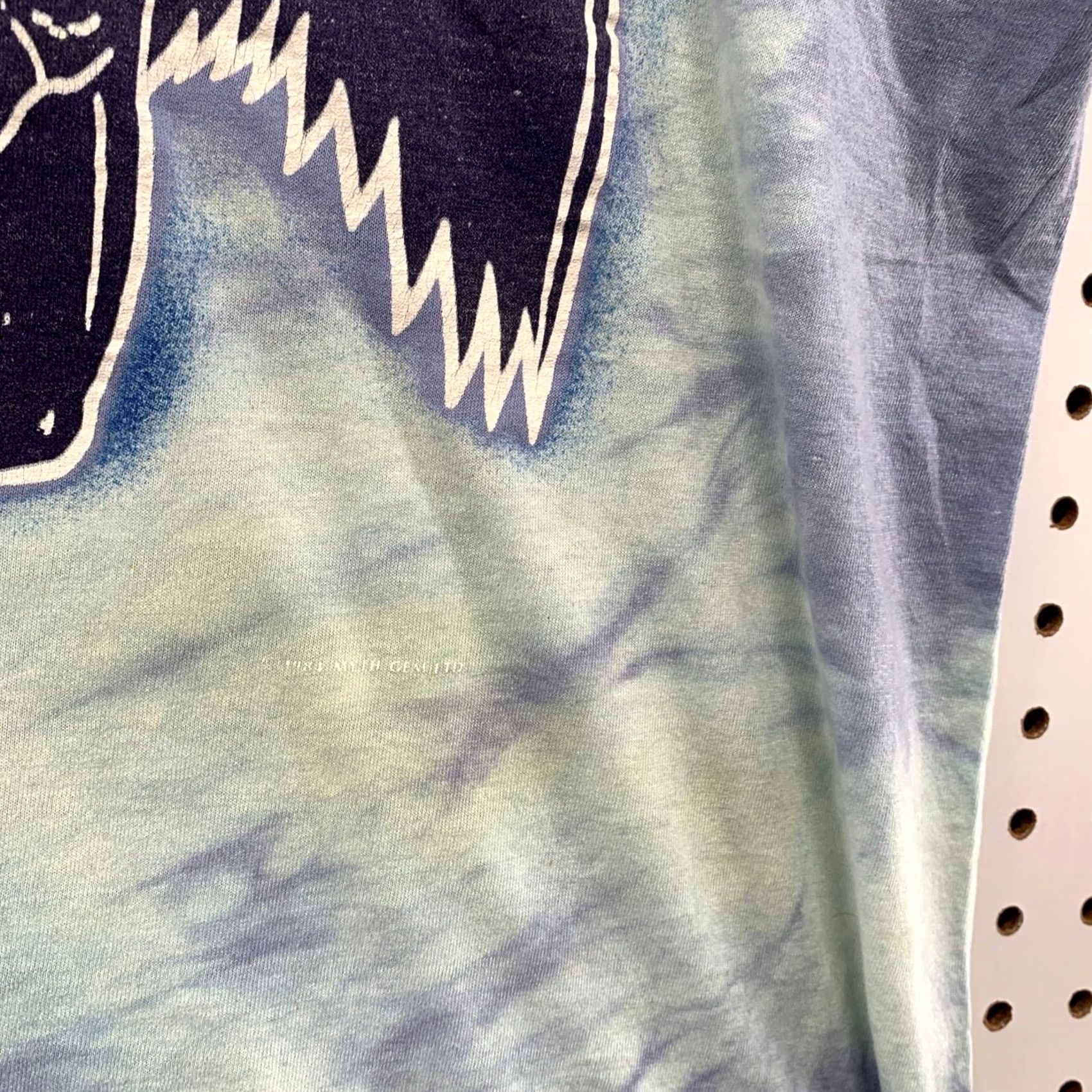 Vintage VINTAGE Led Zeppelin Graphic T Shirt Mens XL Blue Tie Dye Icarus Swan Song Rock Size US XL / EU 56 / 4 - 7 Thumbnail