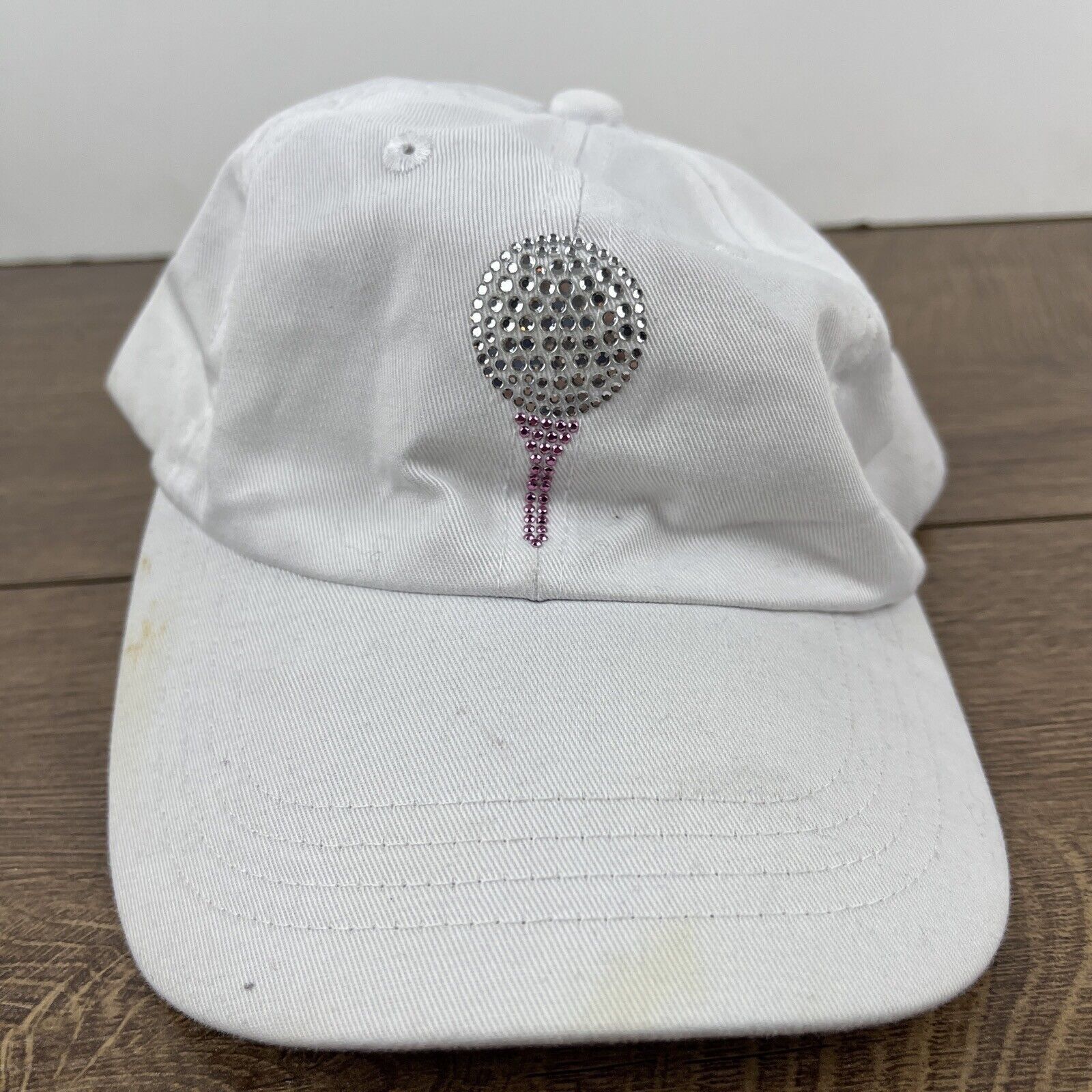 Other Golf Hat Golf Ball Tee Hat White Hat Adjustable White Adult Size ONE SIZE - 6 Thumbnail