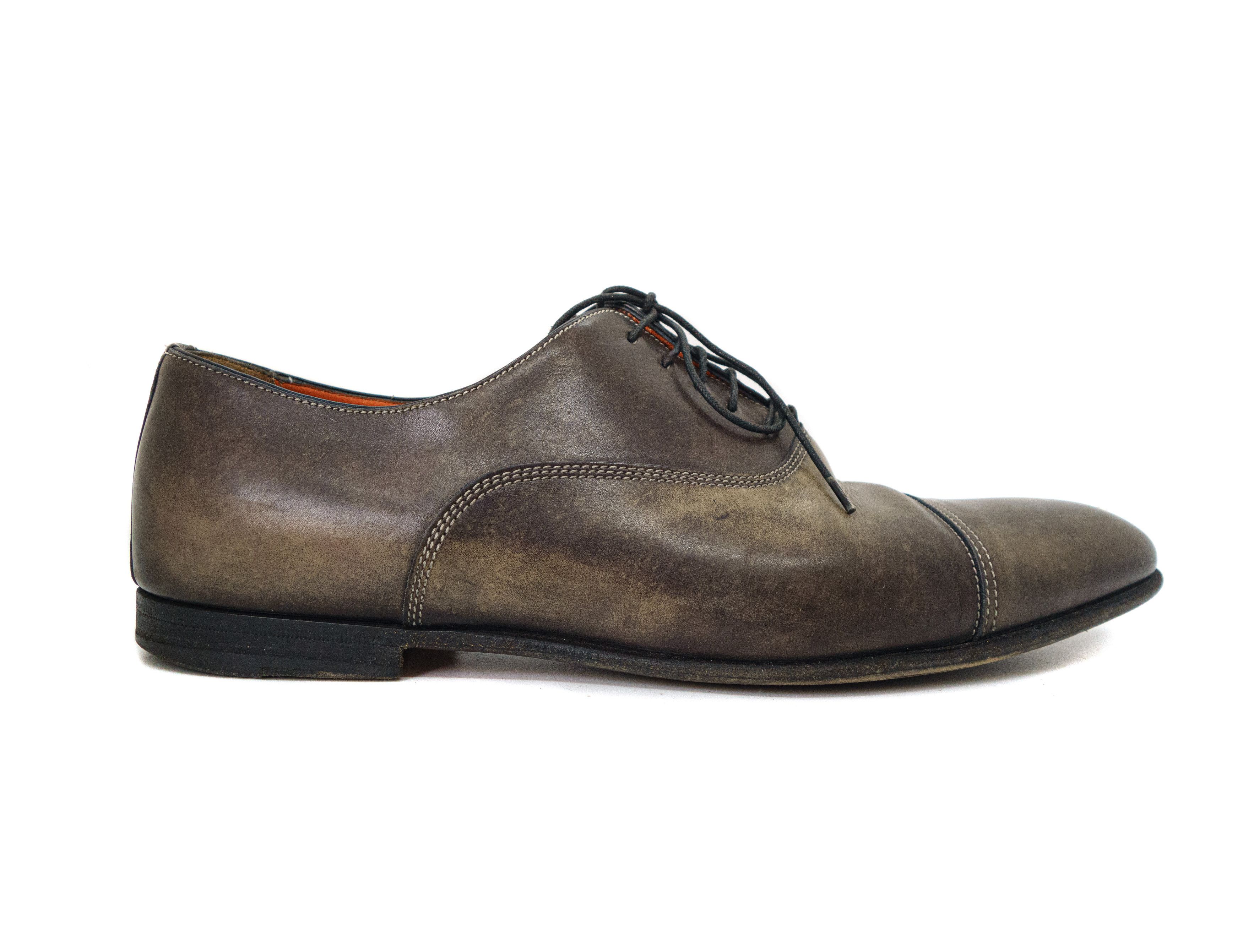 Santoni Leather Formal Derby Size US 8 / EU 41 - 1 Thumbnail