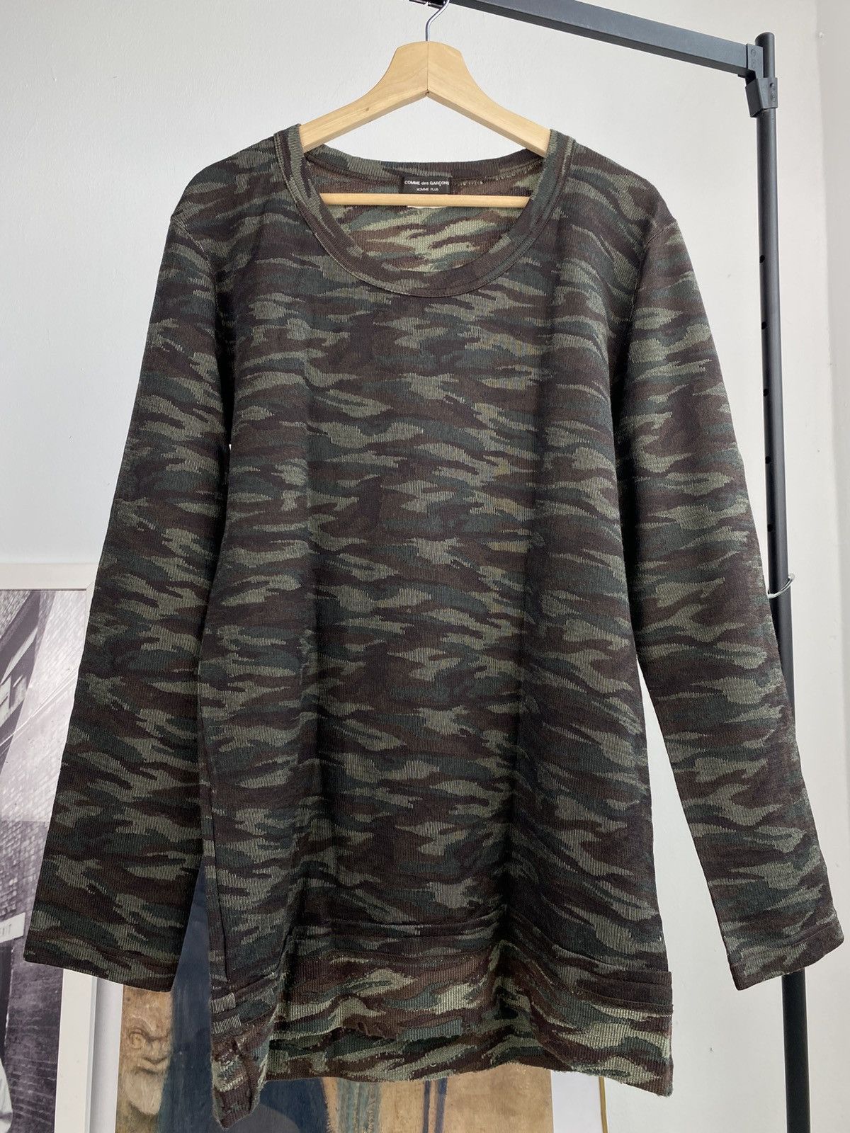Comme des Garcons AD2013 Comme des Garcons Homme Plus Tiger Stripe Long Fit Size US M / EU 48-50 / 2 - 2 Thumbnail