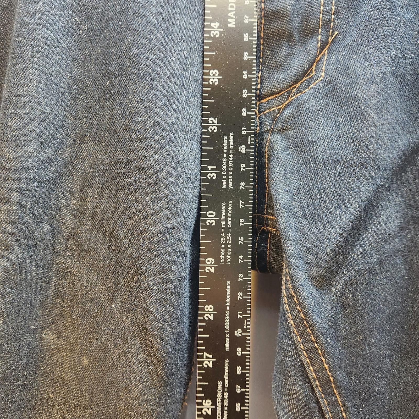 Designer Vintage Genes Blue Jeans Slim Size 34x32 Size US 34 / EU 50 - 5 Thumbnail