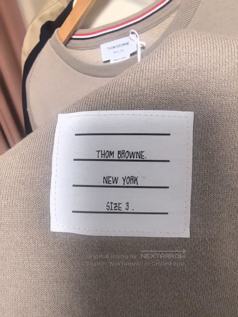 Thom Browne Thom Browne Classic Crew Neck Sweatshirt Size US L / EU 52-54 / 3 - 3 Thumbnail