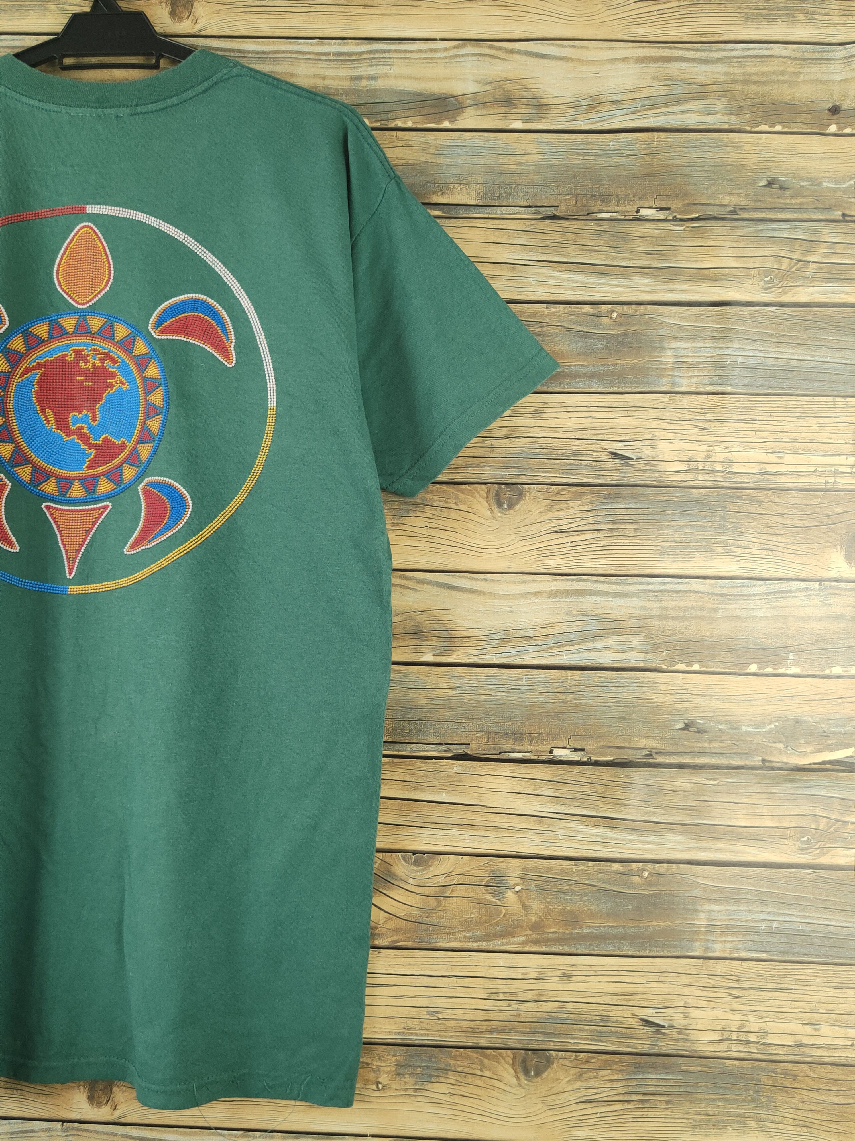 Native DL Native Threads Green Short Sleeve T-shirt #2760 Size US L / EU 52-54 / 3 - 11 Thumbnail